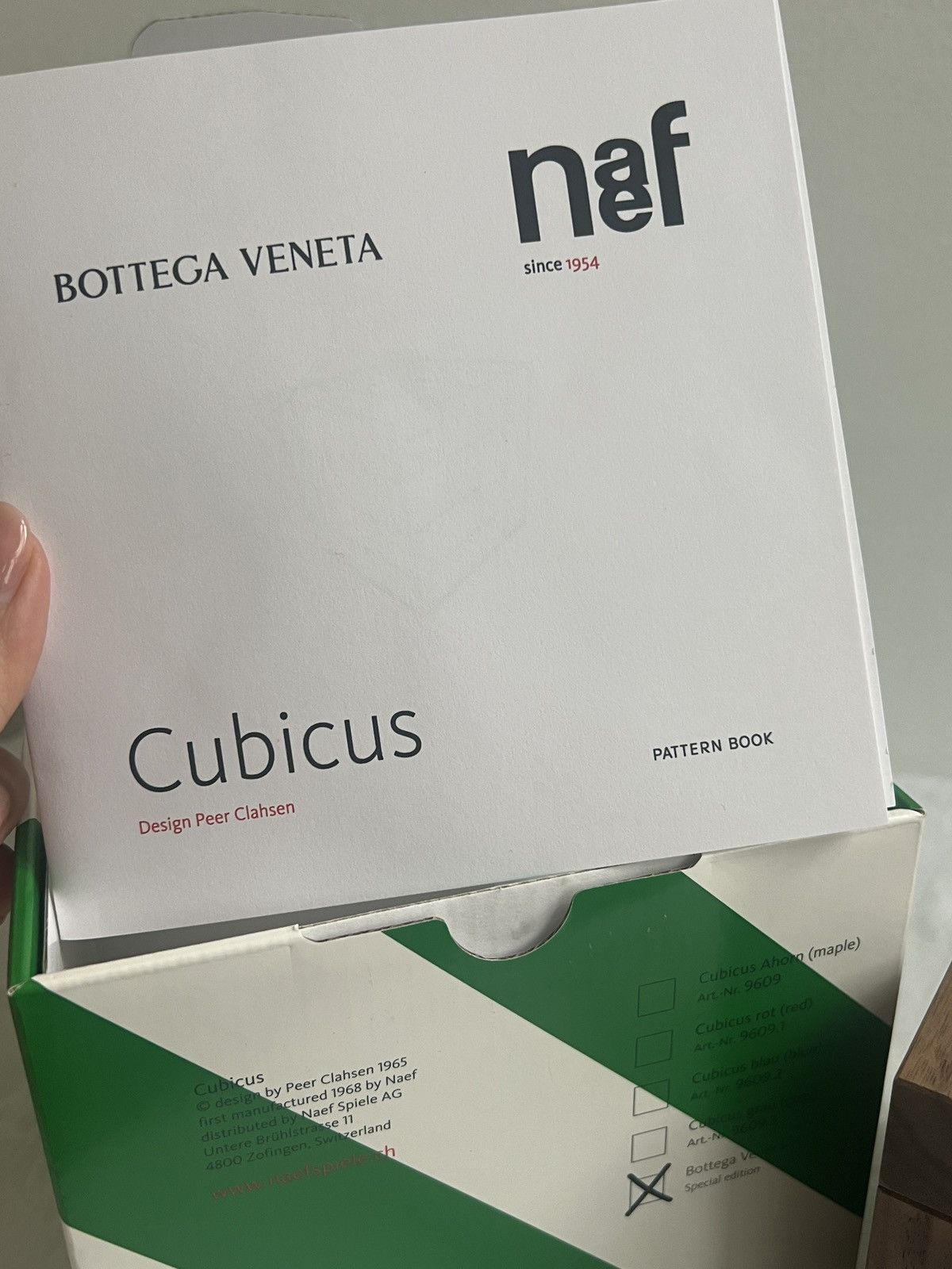 Bottega Veneta 🟫🟢Bottega Veneta Naef Cubicus 3D puzzle home decor Size ONE SIZE - 4 Thumbnail