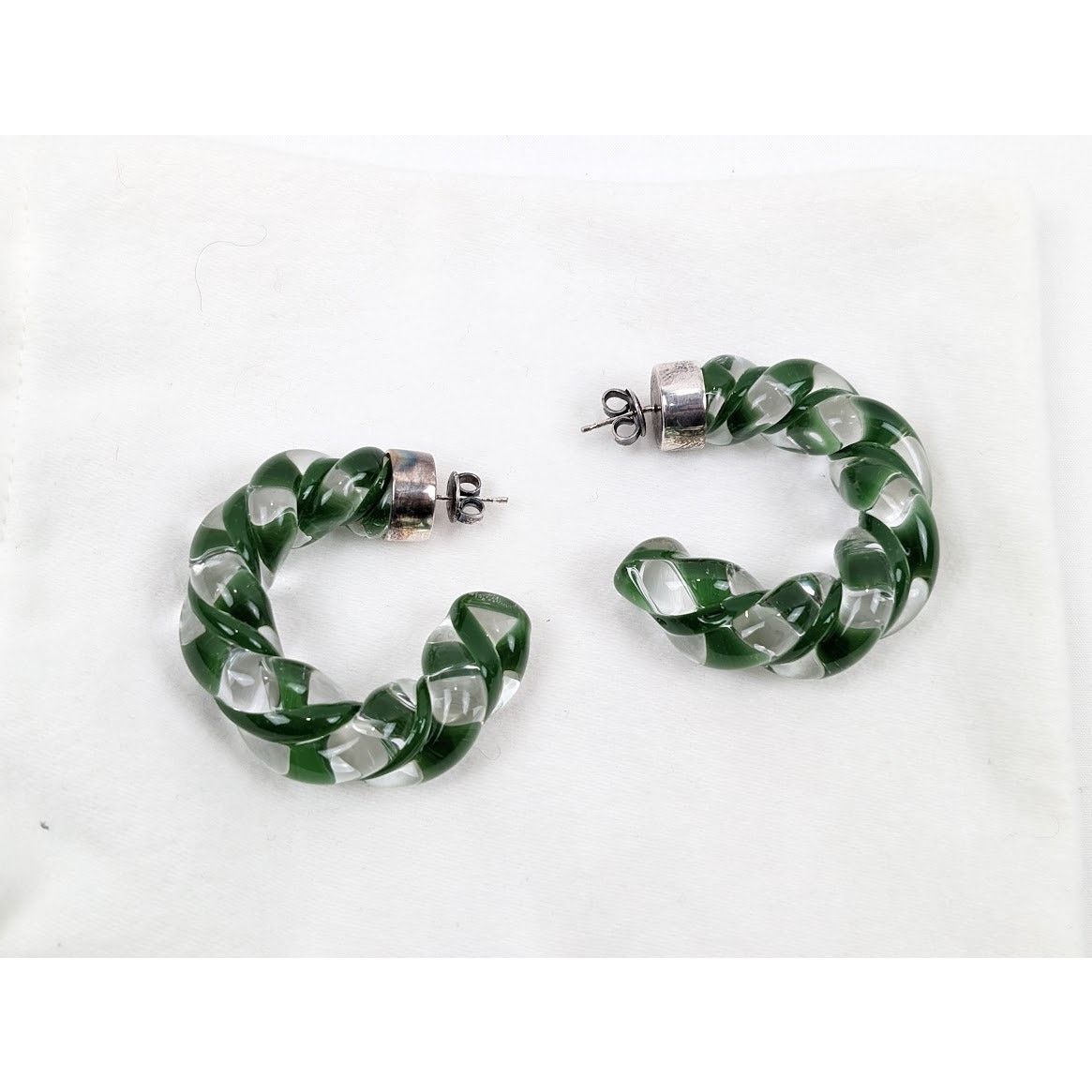 Bottega Veneta o1rshd1 Size: OS / Women's Sterling Silver/Glass Earrings Size ONE SIZE - 9 Thumbnail