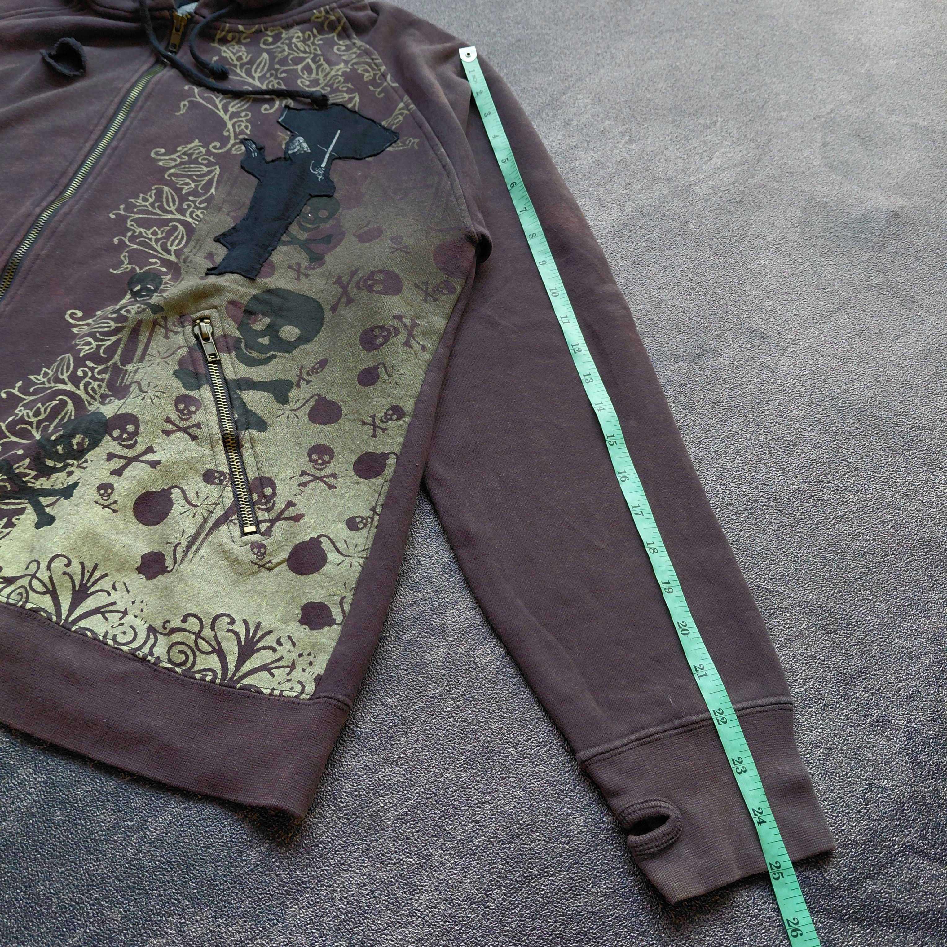 Japanese Brand Distressed Dragon Rock & Roll Vision Hoodie Size US L / EU 52-54 / 3 - 11 Thumbnail