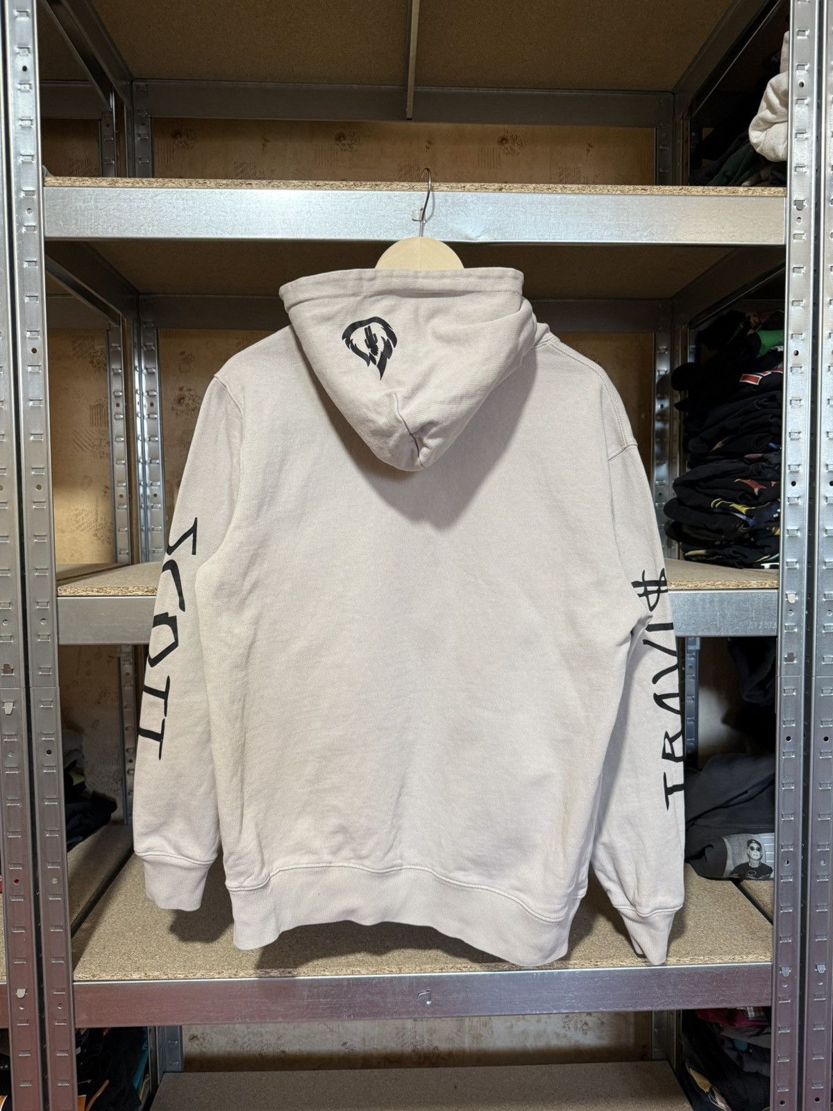 Kanye West × Rap Tees Rare Travis Scott Dead Smiley Face Rap Hoodie Y2K Hype Size US M / EU 48-50 / 2 - 2 Thumbnail
