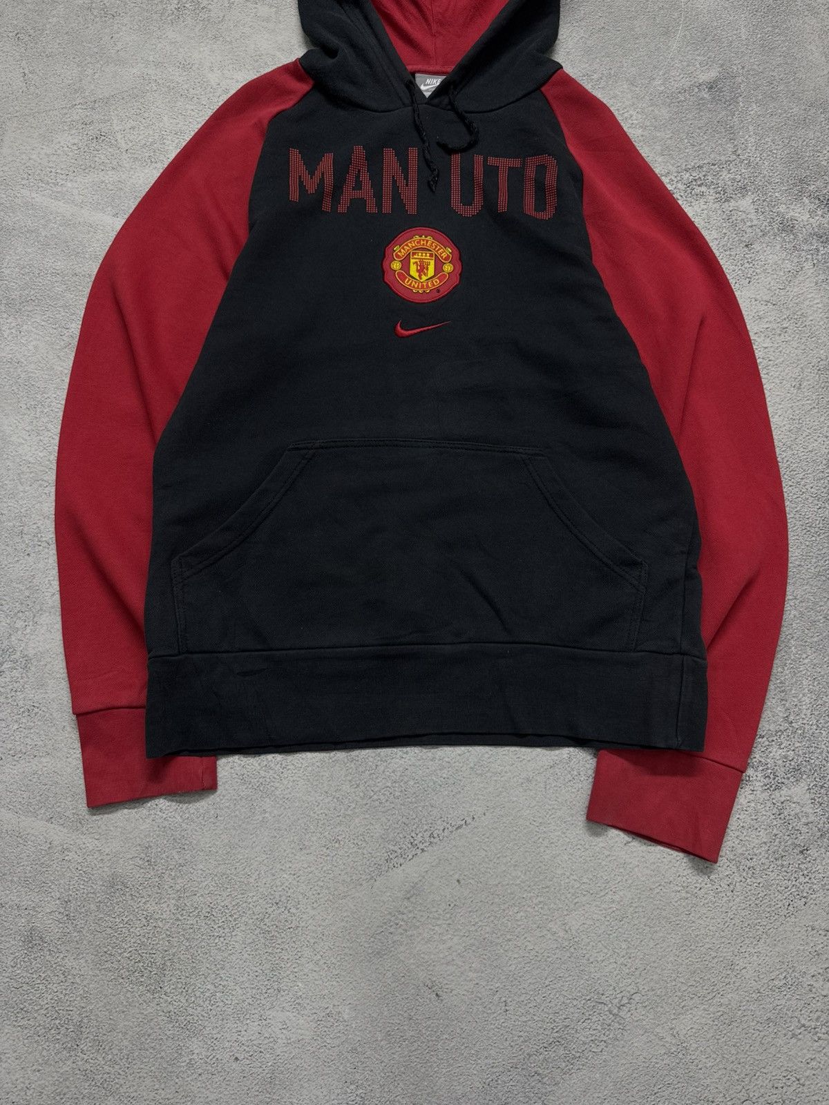 Nike Vintage Y2K Nike Manchester United Big Swoosh Hoodie 00’s Size US S / EU 44-46 / 1 - 7 Thumbnail