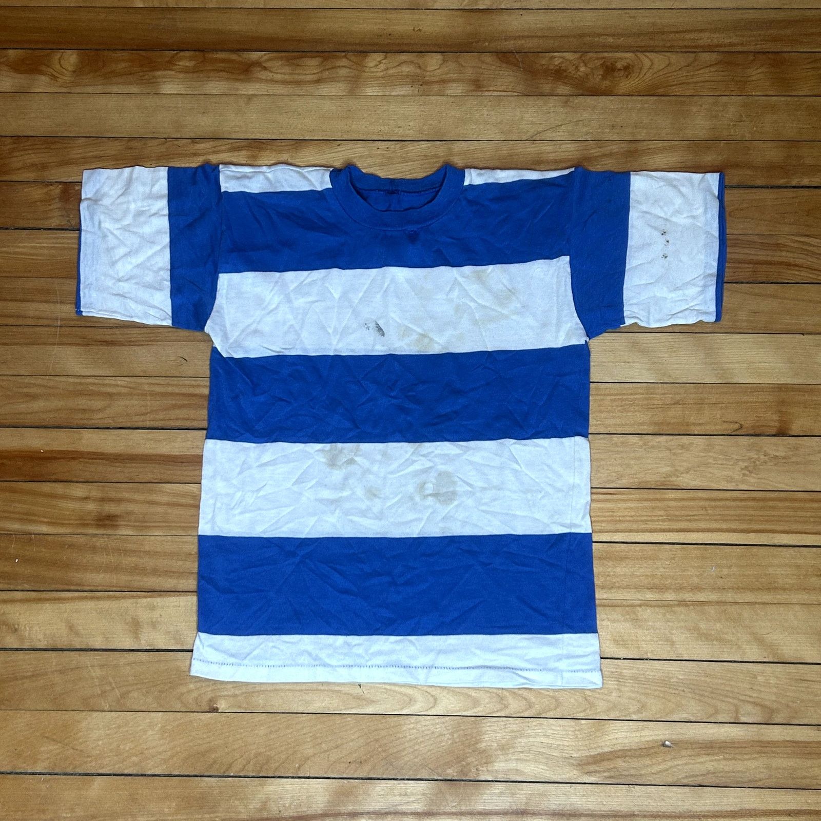 Vintage True Vintage Striped T-Shirt Size US S / EU 44-46 / 1 - 1 Thumbnail