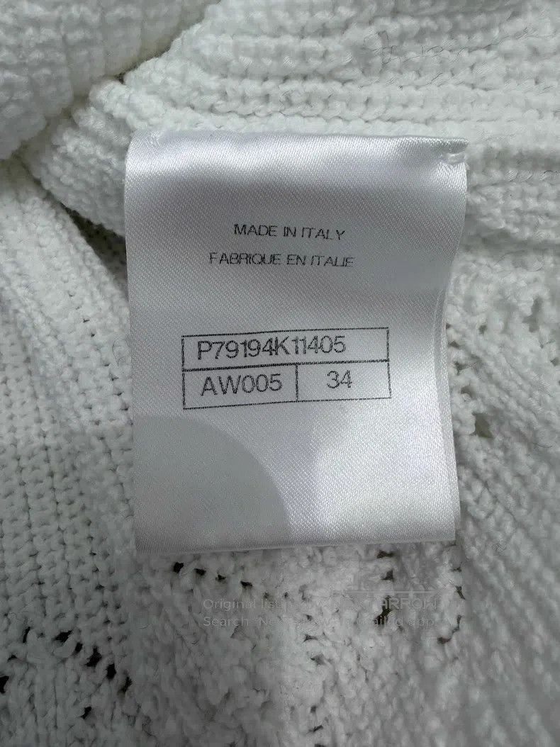 Chanel Chanel White hollow crochet knitted cardigan coat Size XXS / US 00 / IT 34 - 5 Thumbnail