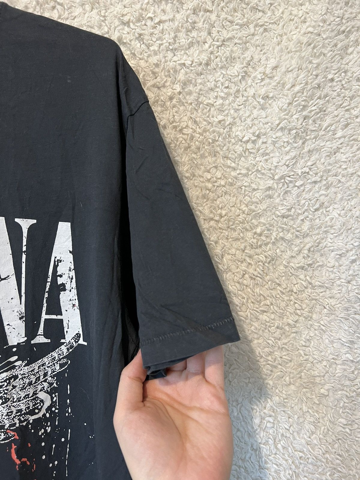 Nirvana Tshirt Nirvana Big Logo Size US M / EU 48-50 / 2 - 3 Thumbnail