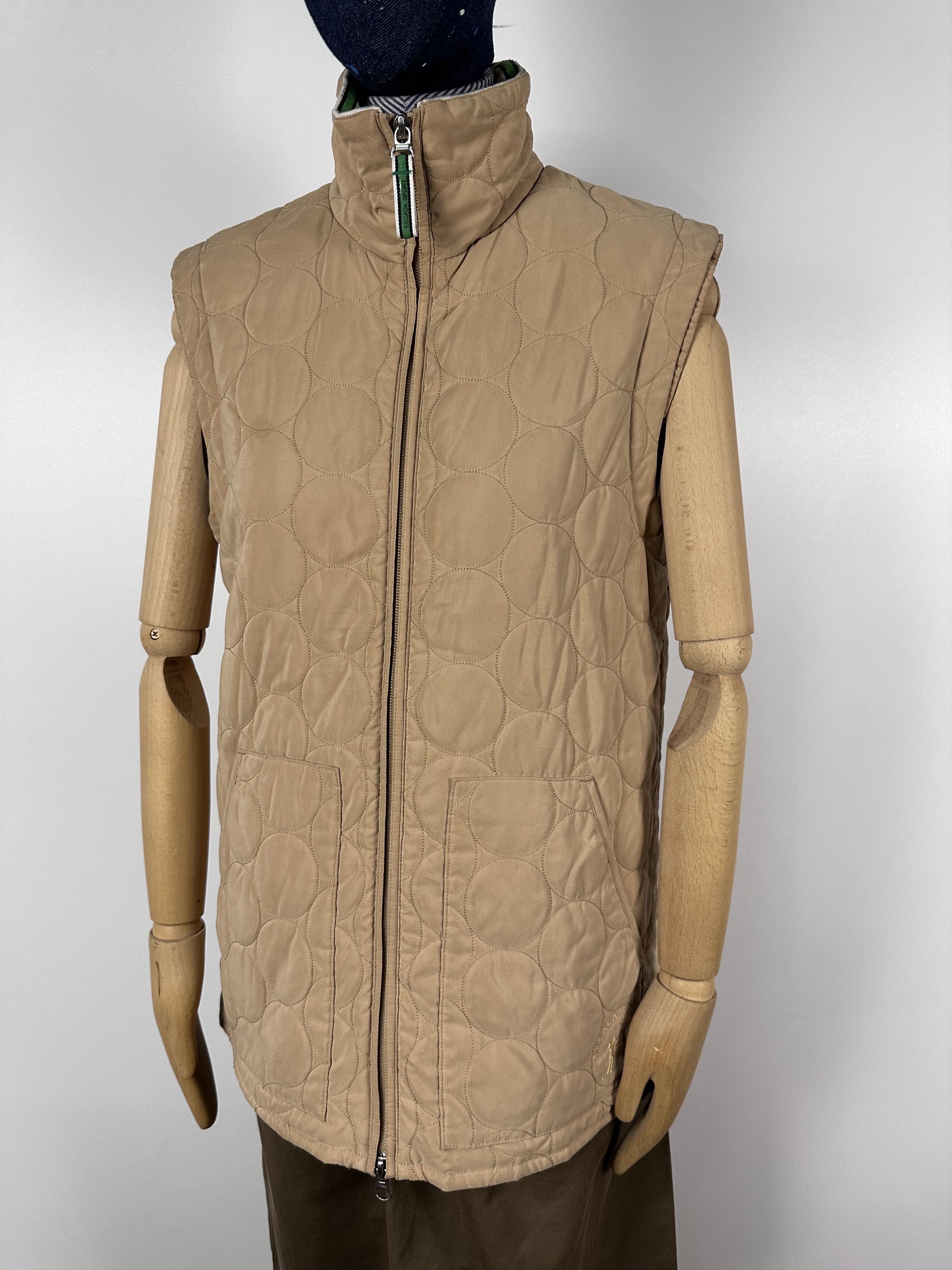 Escada × Escada Sport Escada Sport Quilted Beige Vest Womens Size S Size S / US 4 / IT 40 - 1 Thumbnail