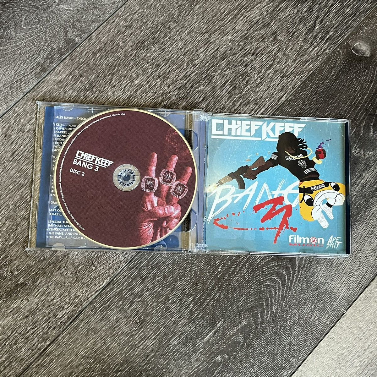 Glo Gang Chief Keef - Bang 3 2x CD Album Part 1 & 2 Glo Gang Records Size ONE SIZE - 3 Thumbnail