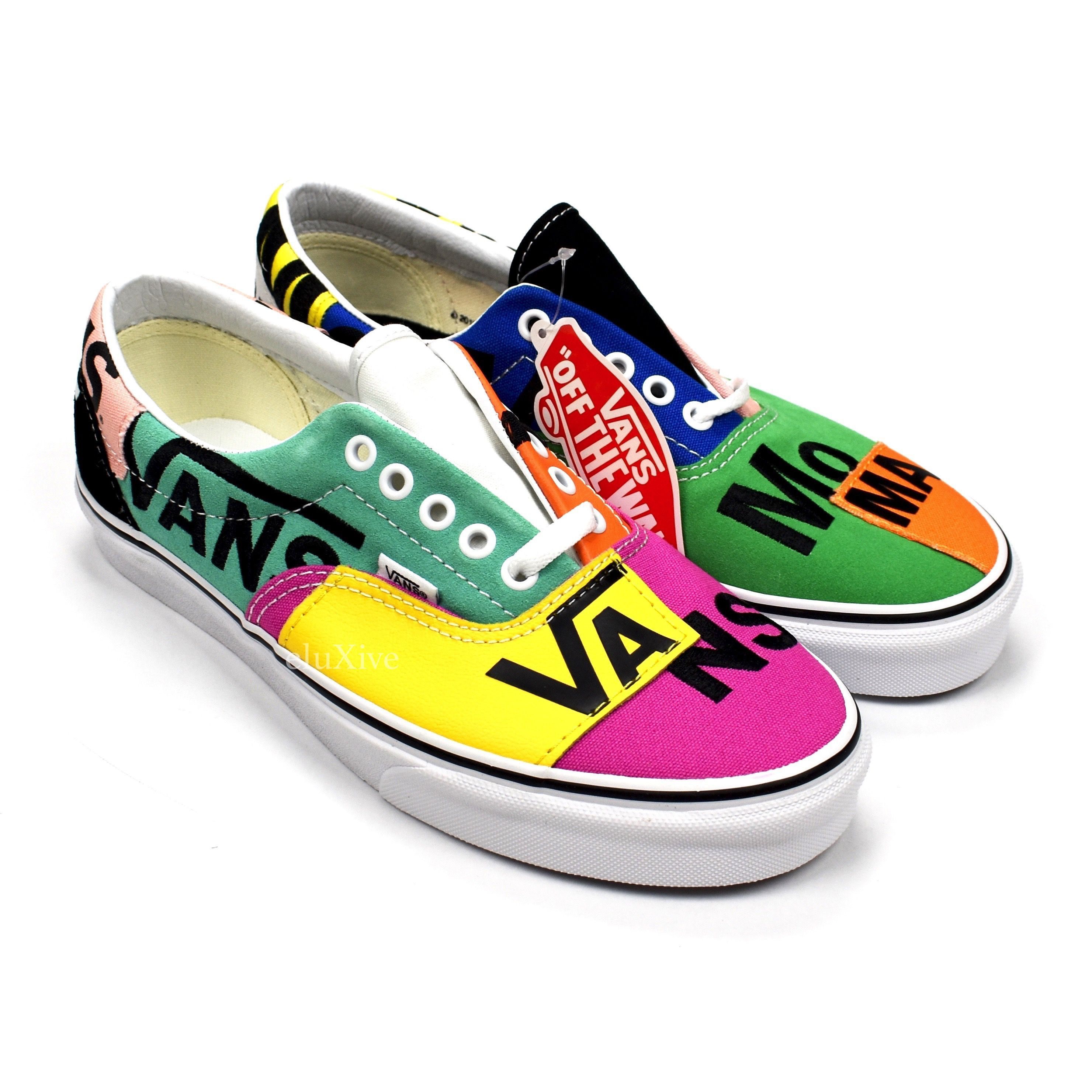 MoMA × Vans Vans x MoMA Multicolor Patchwork Logo Era Sneakers Size US 9.5 / EU 42-43 - 1 Preview