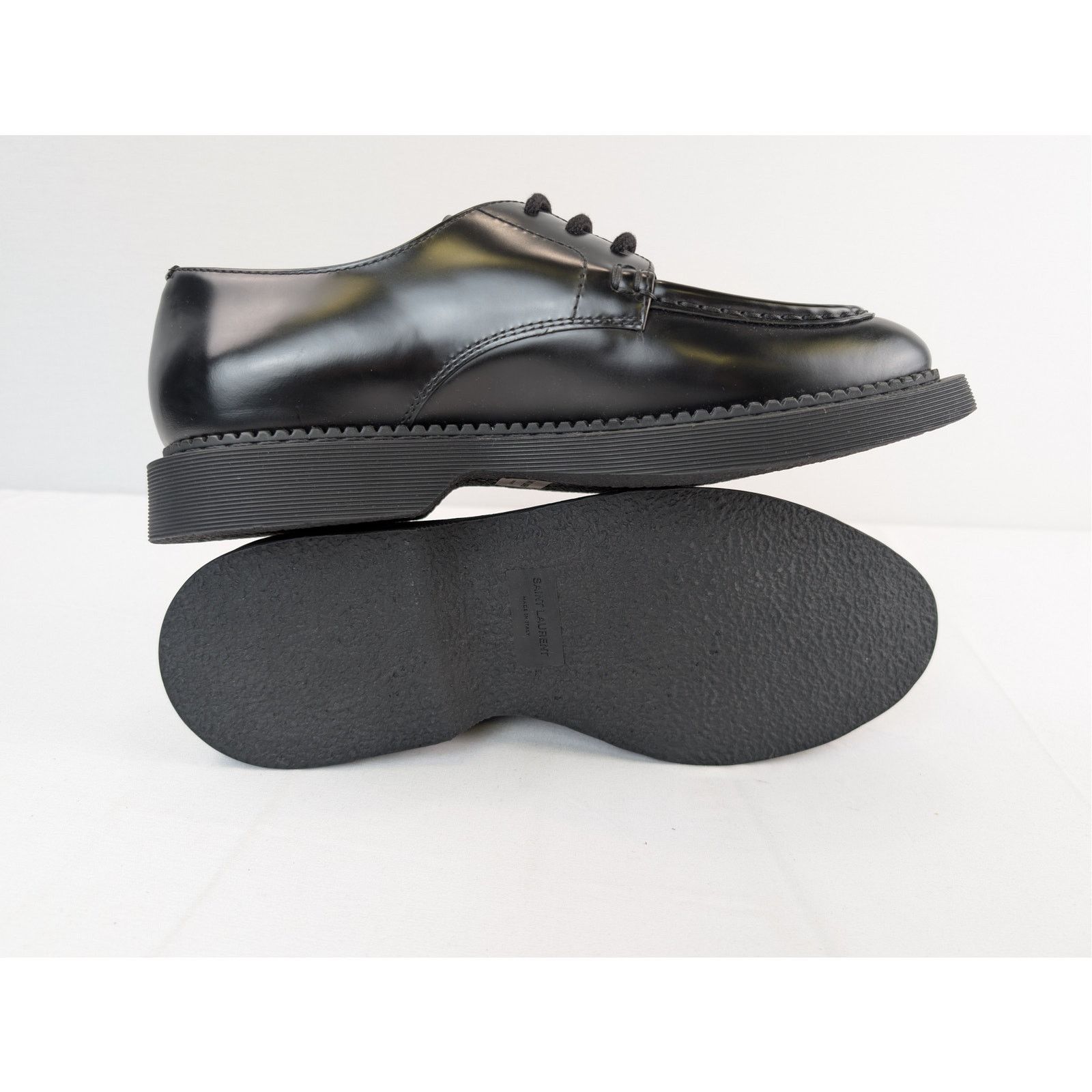 Saint Laurent Paris o1rshd1 Wim 10 Lace up shoe boots in Nero Size US 12 / EU 45 - 13 Thumbnail