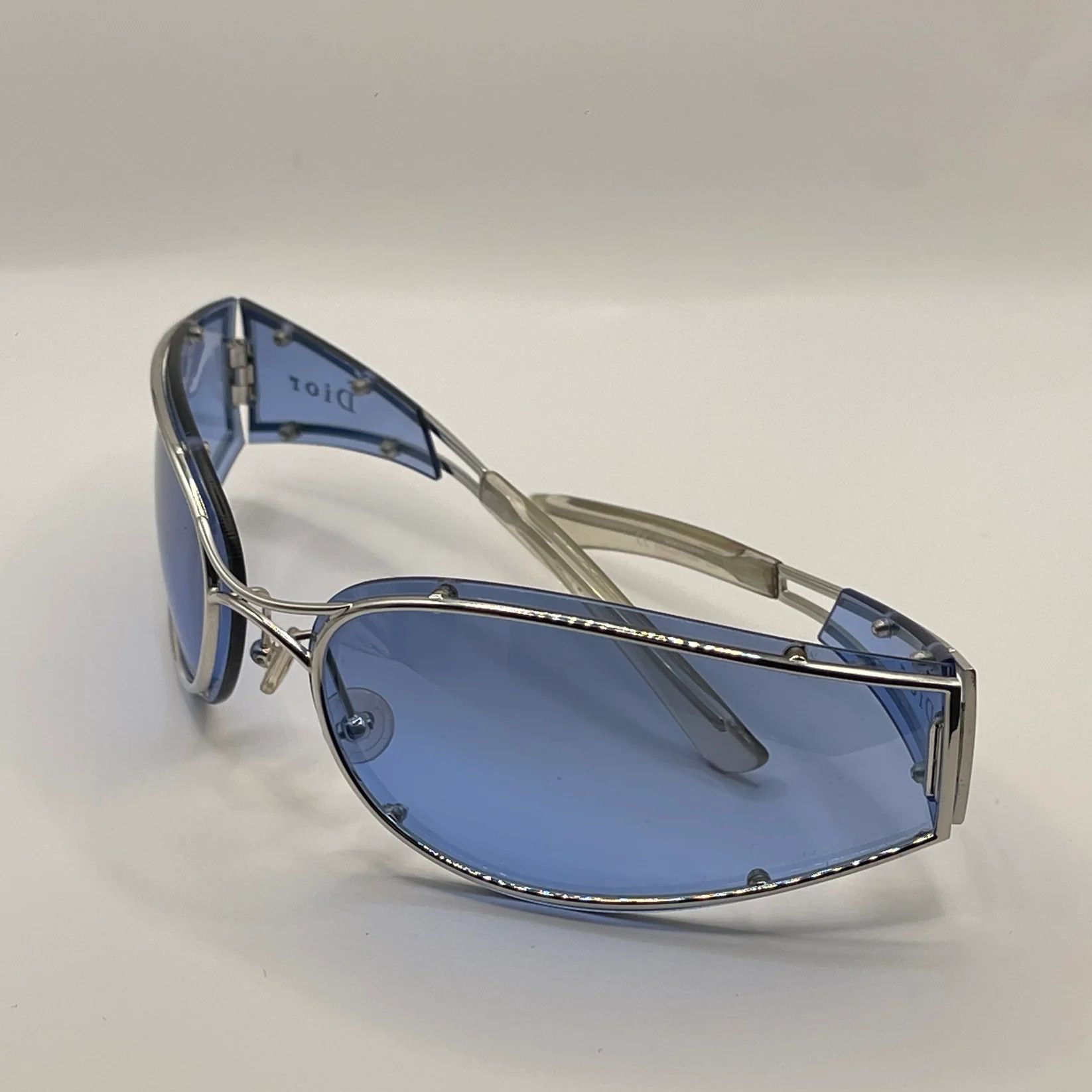 Christian Dior TRAILER PARK サングラス 青 Y2K Christian Dior TRAILER PARK サングラス y2k 韓国 Vintage Christian