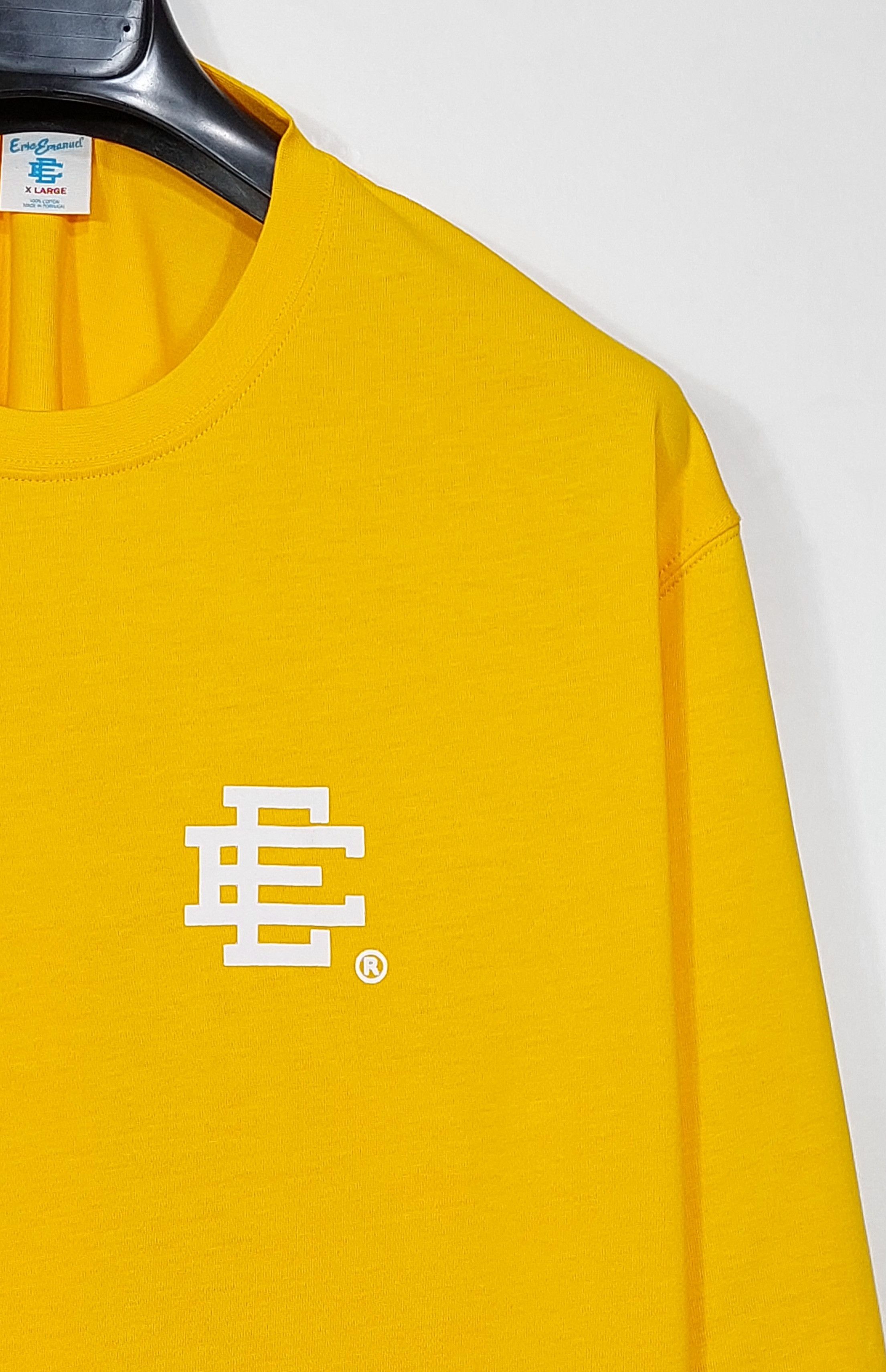 Eric Emanuel EE classic long sleeve tshirt - yellow XL Size US XL / EU 56 / 4 - 5 Thumbnail