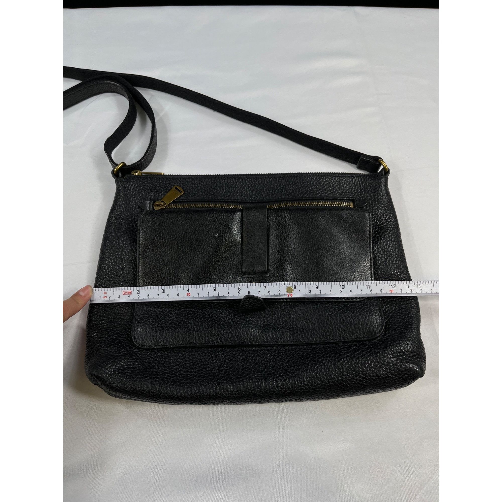Fossil Fossil SKU 7461 Black Leather Crossbody Bag Purse Size ONE SIZE - 17 Thumbnail