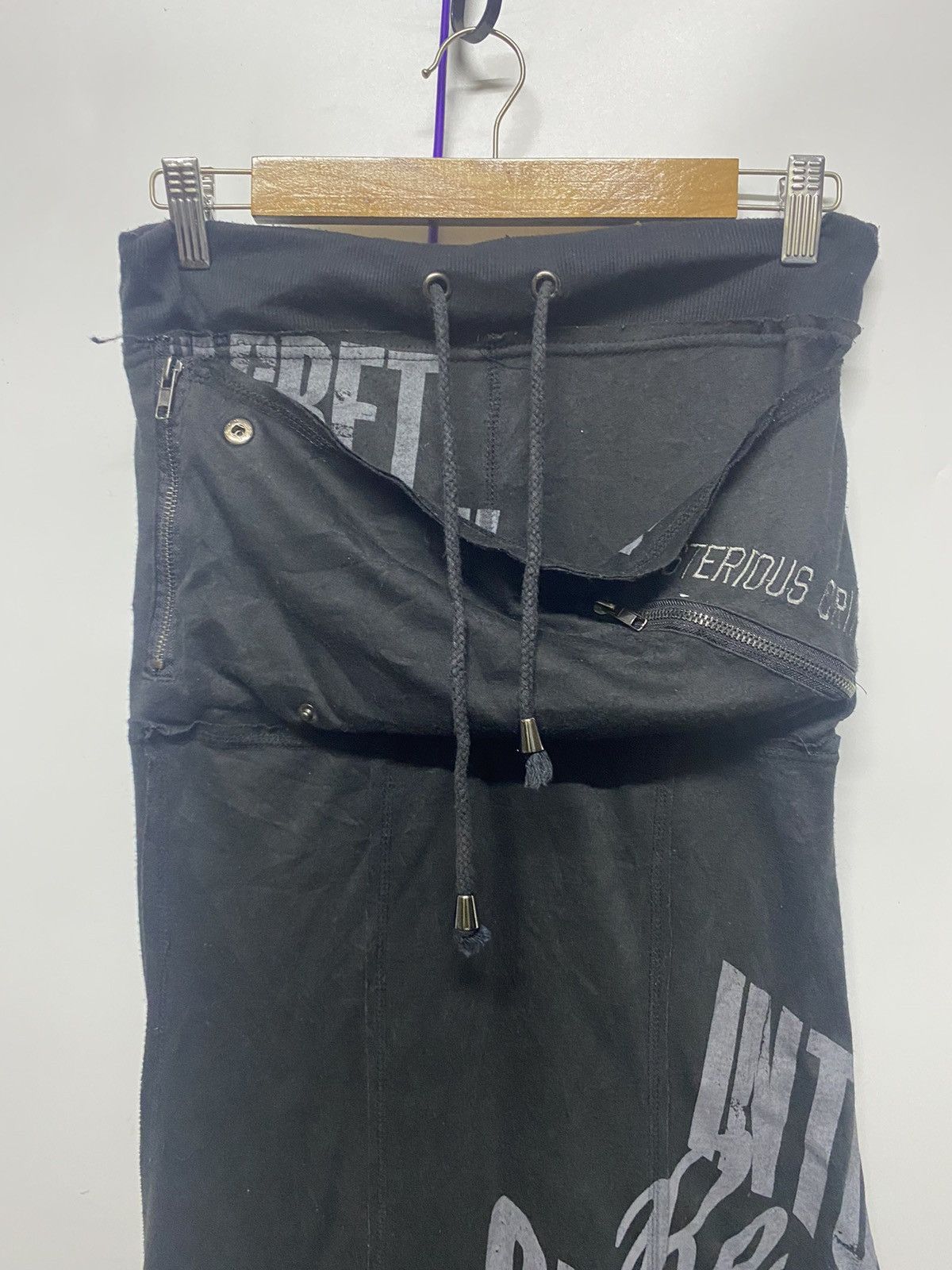 If Six Was Nine Ghost Of Harlem Japanese Punk Midi Skirts Size 28" / US 6 / IT 42 - 3 Thumbnail