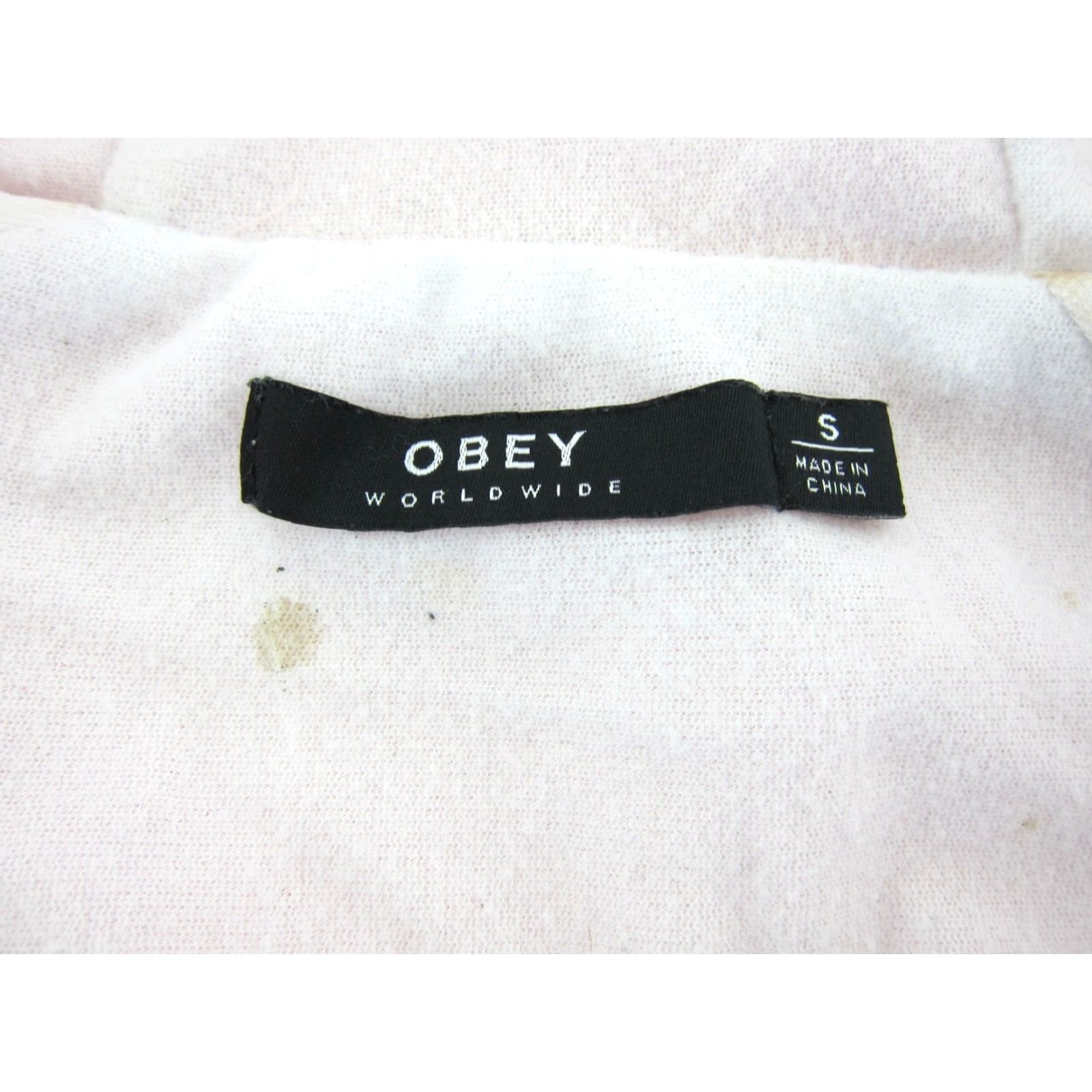Obey OBEY Windbreaker Pink Black Snap Button Nylon Hooded Jacket Women S Size S / US 4 / IT 40 - 5 Thumbnail