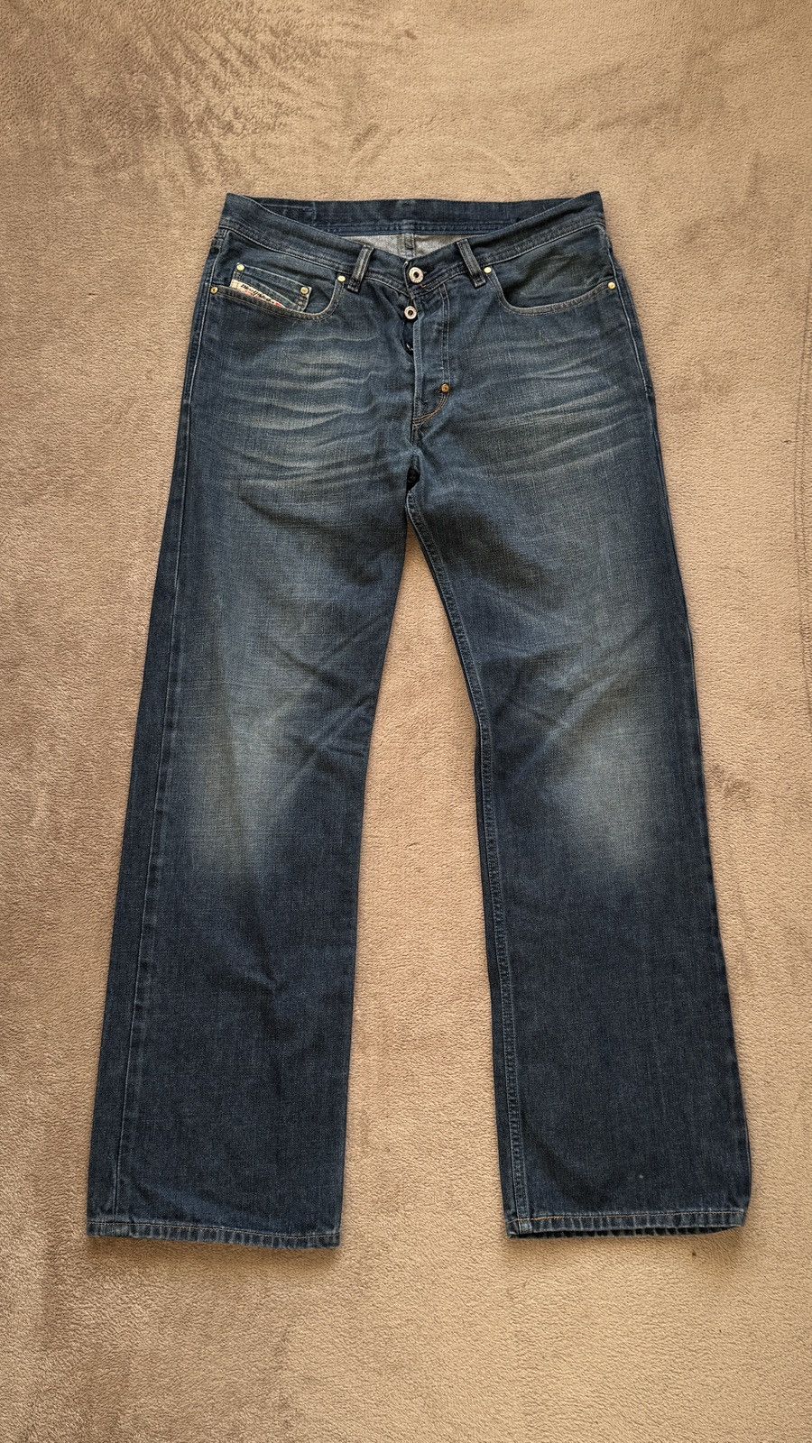 Diesel Kuratt Faded Washed Jeans Y2K LGB ifsixwasnine vibe