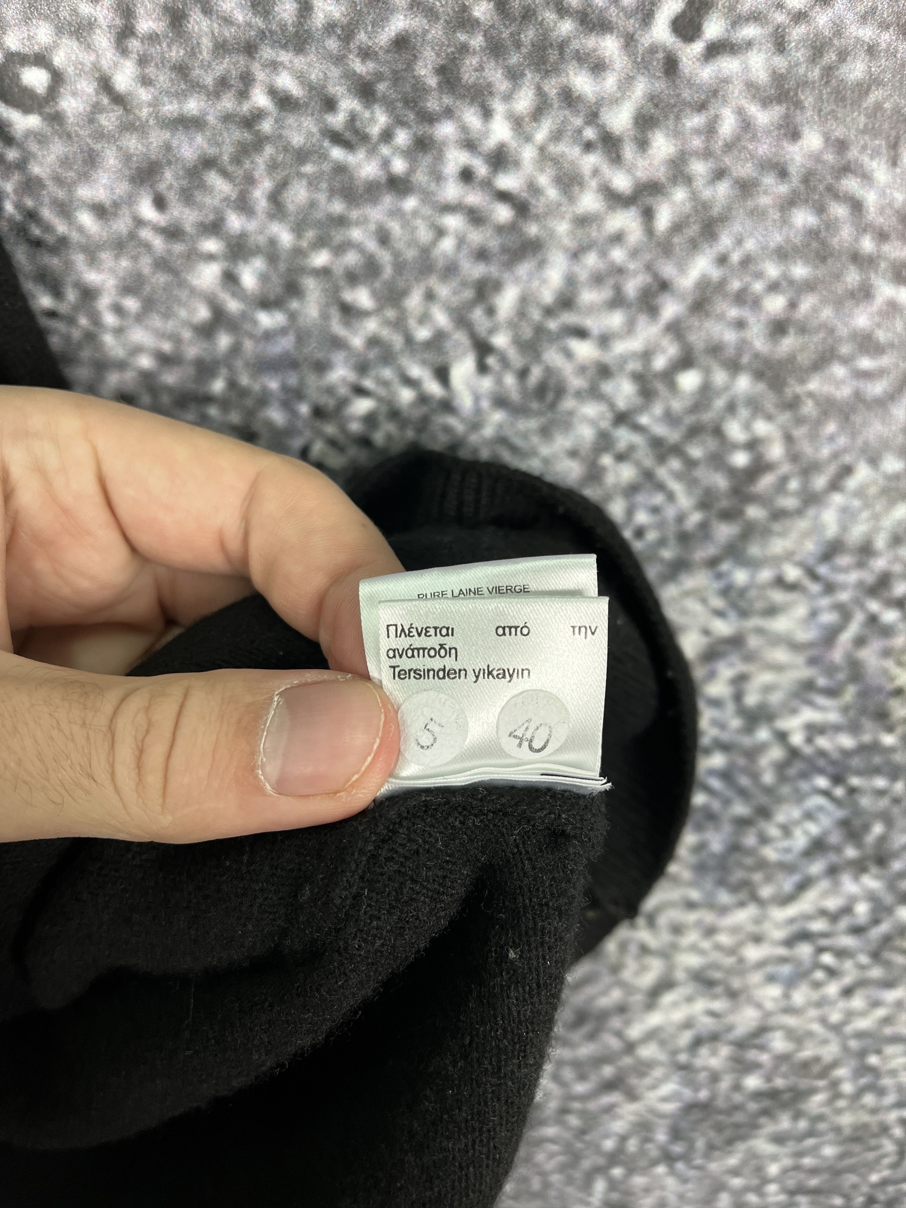 Lacoste Lacoste Wool Crewneck Sweater Black Pullover Size 6 (XL) Size US XL / EU 56 / 4 - 8 Thumbnail