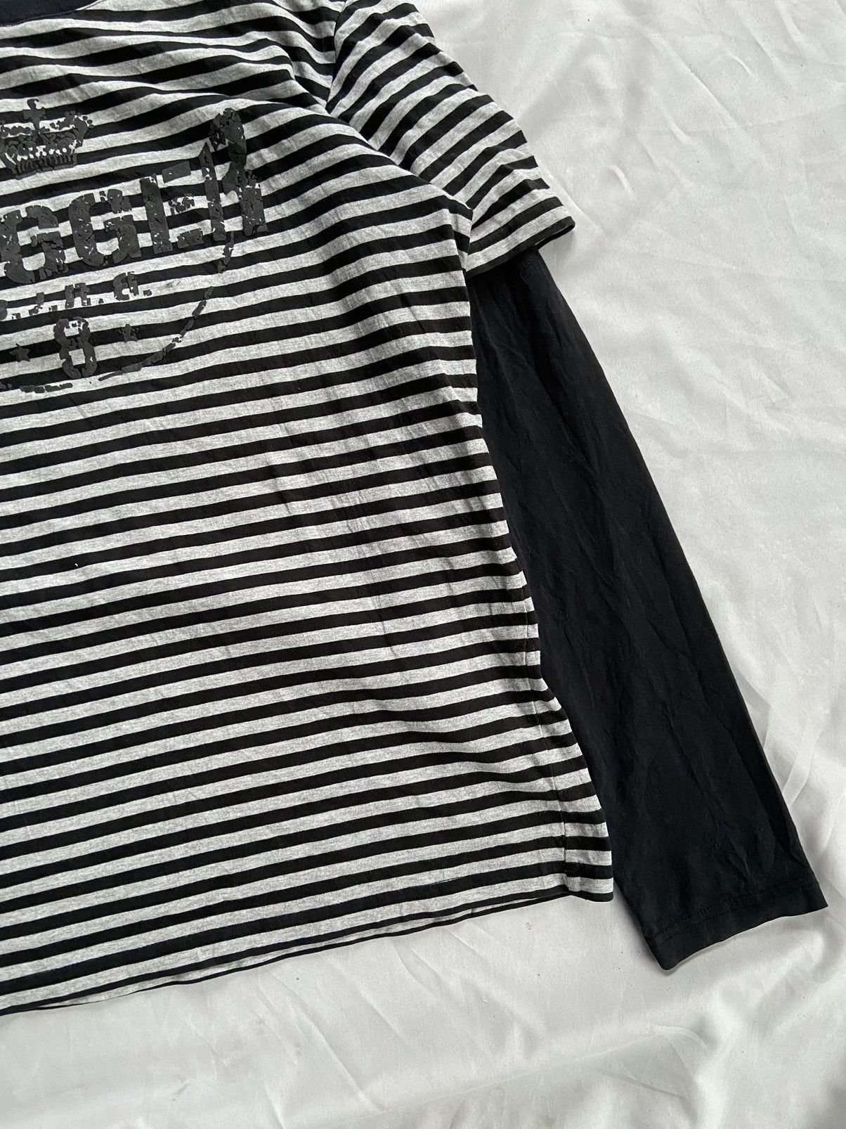 PPFM RUGGER BASIC HOUSE 3.J.R.6 STRIPED DOULE LAYER LONG SLEEVE Size US M / EU 48-50 / 2 - 5 Thumbnail