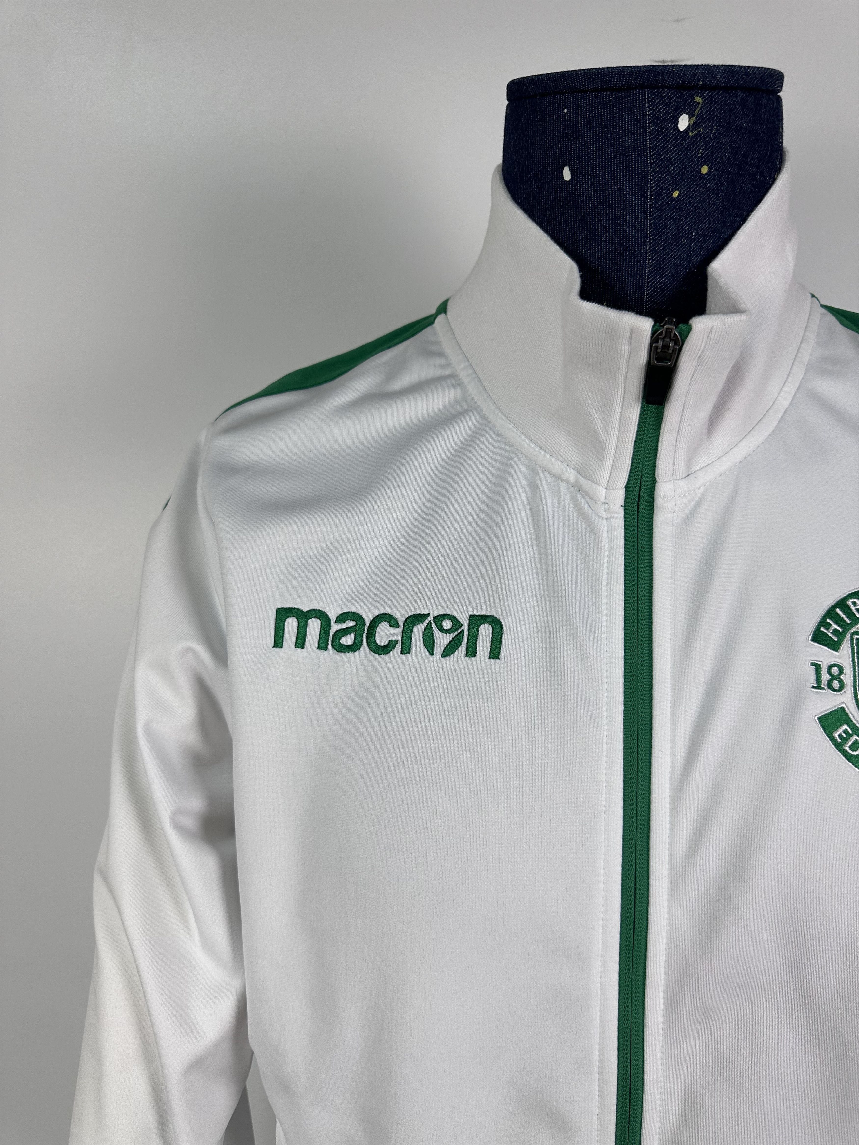 Macron Hibernian Scotland Football Soccer Track Jacket Macron Size US L / EU 52-54 / 3 - 4 Thumbnail
