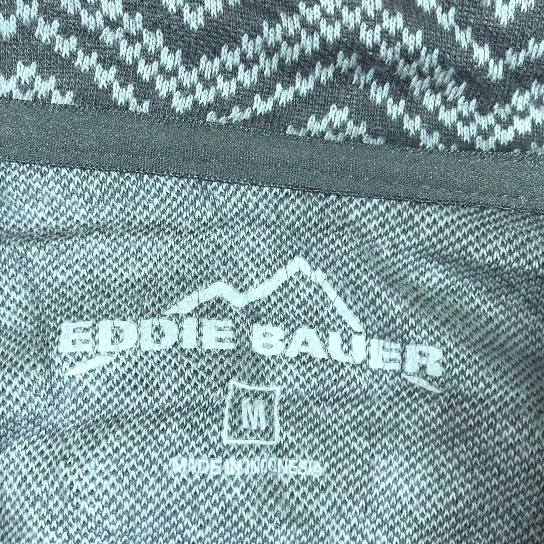 Eddie Bauer Eddie Bauer Womens Sweater Gray Zig Zag Pullover 1/4 Zip Long Sleeve Medium Size M / US 6-8 / IT 42-44 - 4 Thumbnail