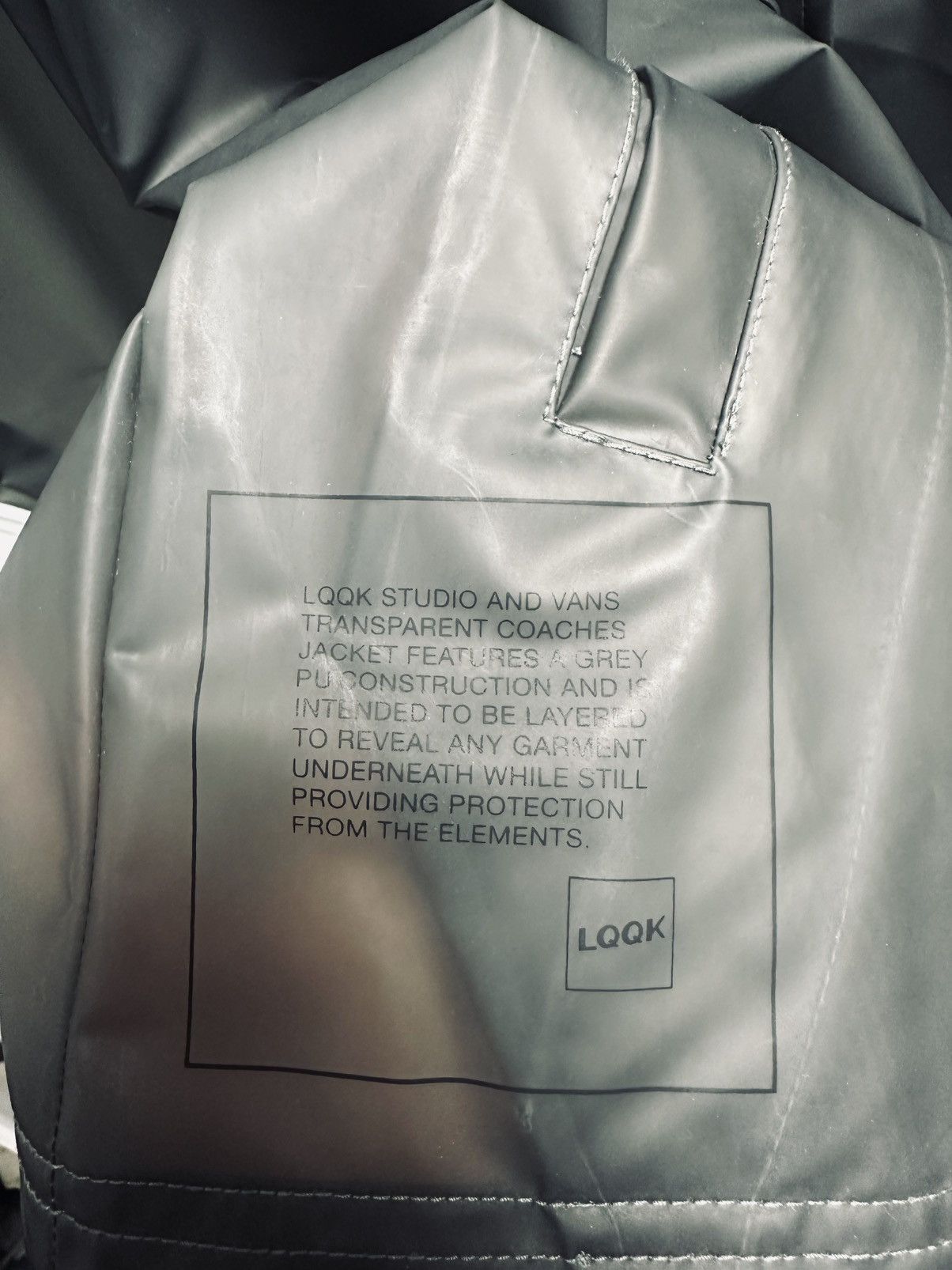 Vans Vans x LQQK Studio Collaboration Rain Jacket s Size US S / EU 44-46 / 1 - 5 Thumbnail