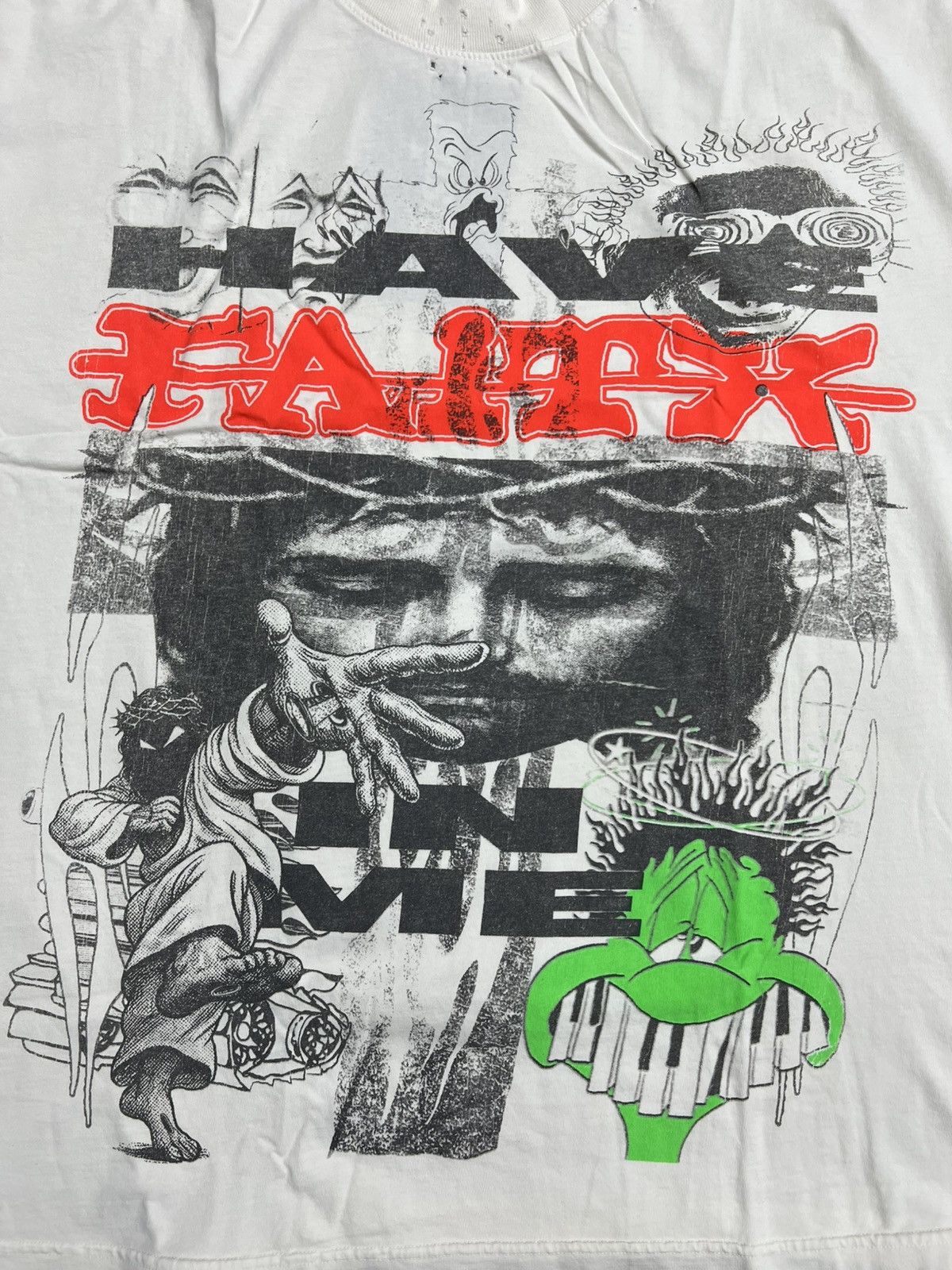 HELLSTAR Hellstar Have Faith T-Shirt Size US XL / EU 56 / 4 - 2 Thumbnail