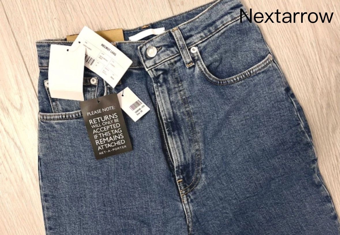 Helmut Lang HELMUT LANG high waisted straight blue jeans 2412-Nextarrow Size US 26 / EU 42 - 1 Thumbnail
