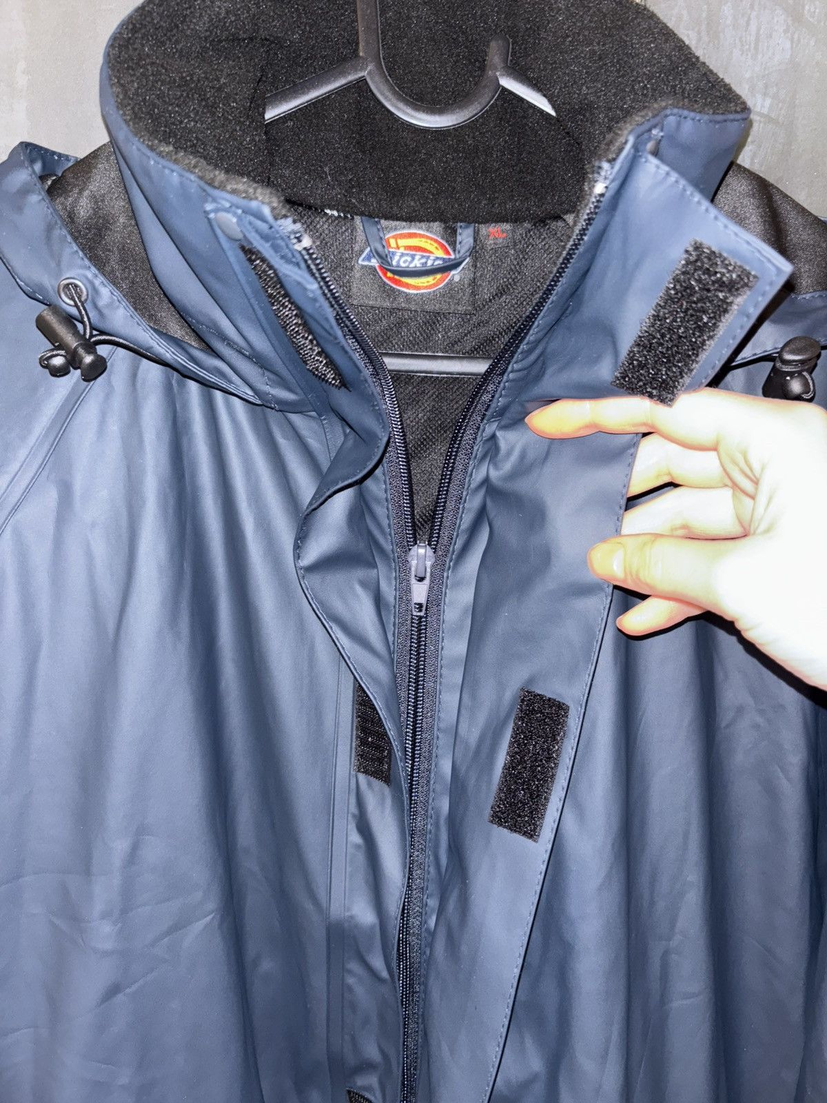 Dickies Dickies Men’s Hooded Waterproof Coat/Parka Navy Blue SizeXL Size US XL / EU 56 / 4 - 8 Thumbnail