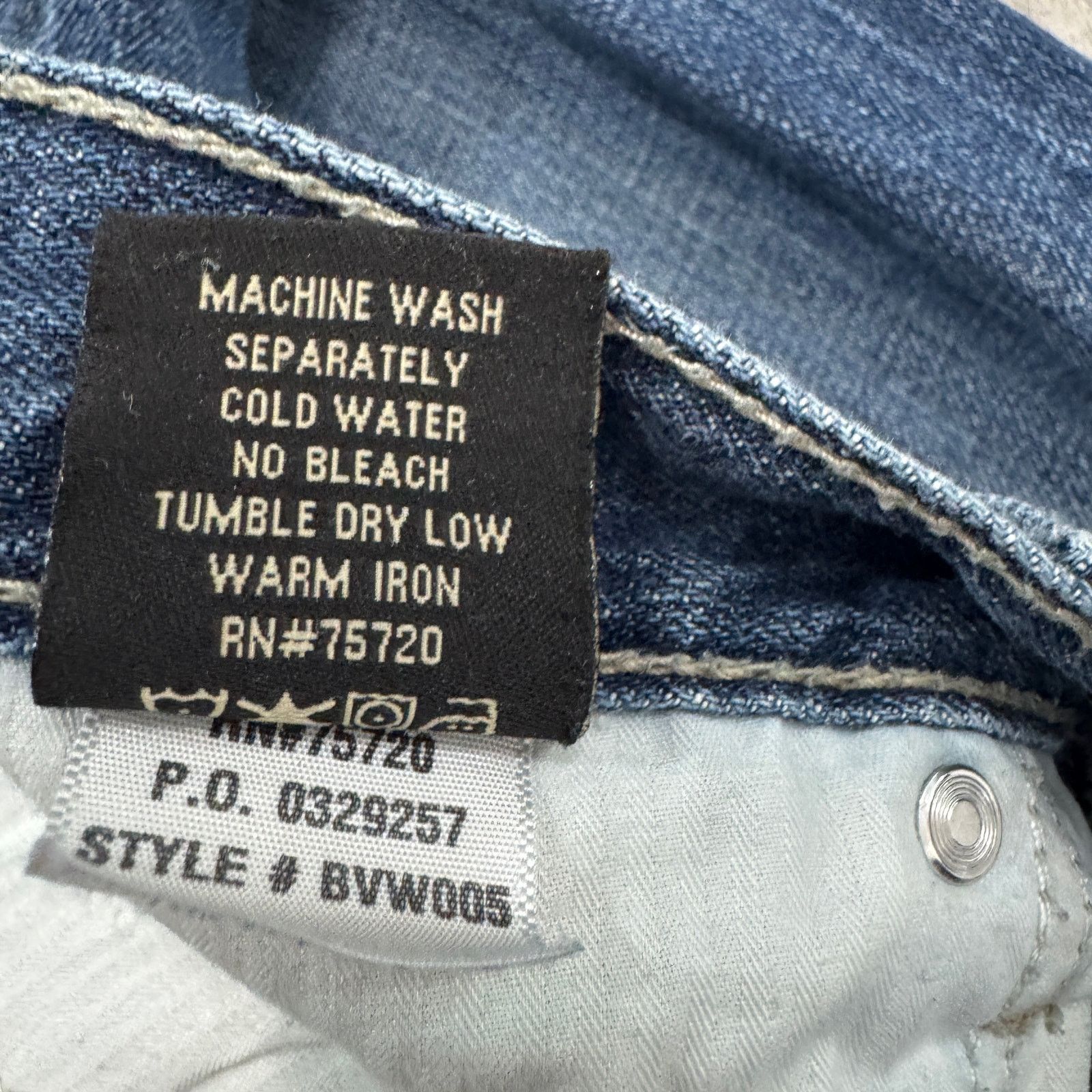 BKE BKE Welder Jeans Men's 34S (Fits 34x29) Blue Denim Cotton Size US 34 / EU 50 - 9 Thumbnail