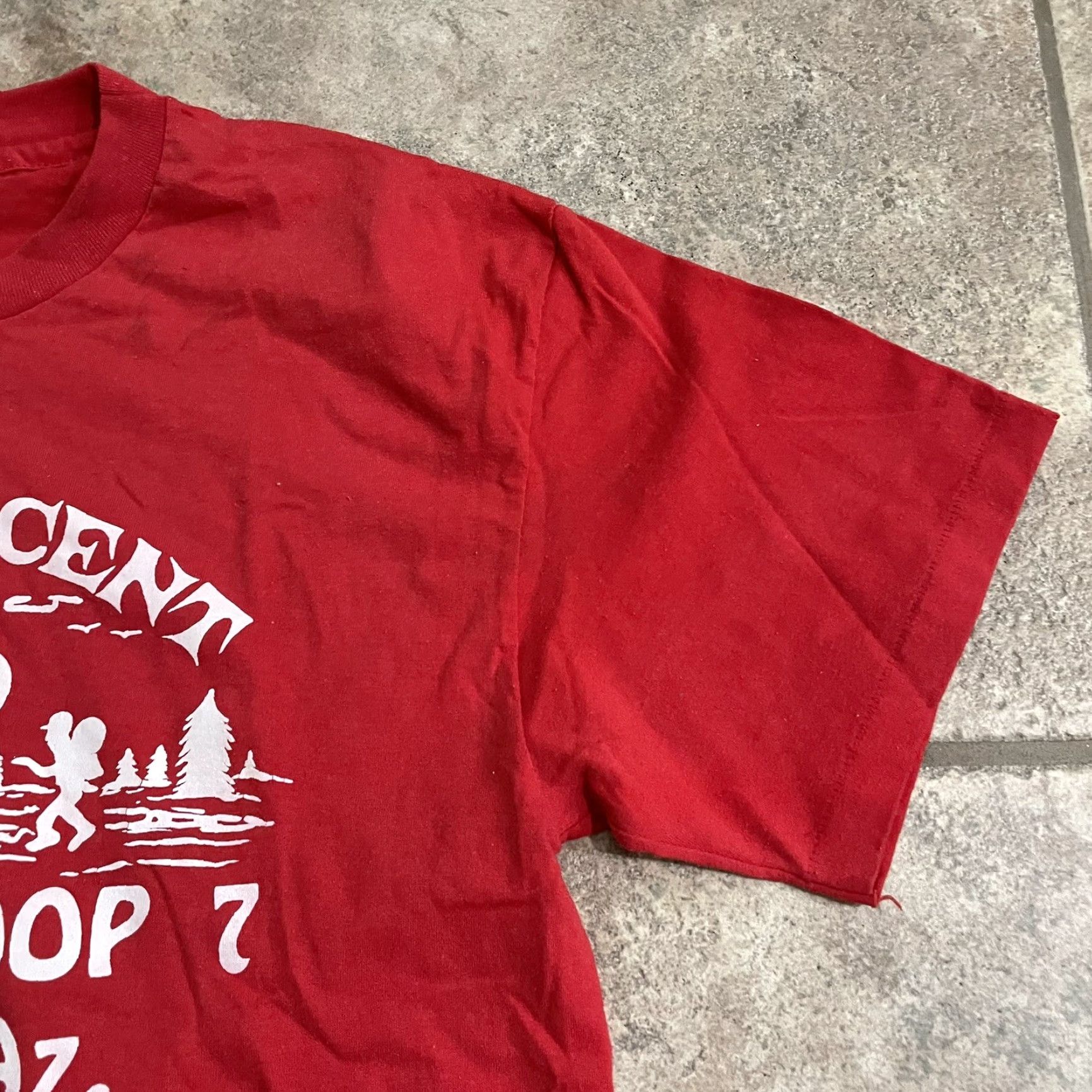Hanes VTG Hanes Prescott B.S.A Red Graphic Tee Mens Size L T-Shirt Single Stitch Hanes Prescott B.S.A red graphic tee Mens L Red Size US L / EU 52-54 / 3 - 2 Thumbnail