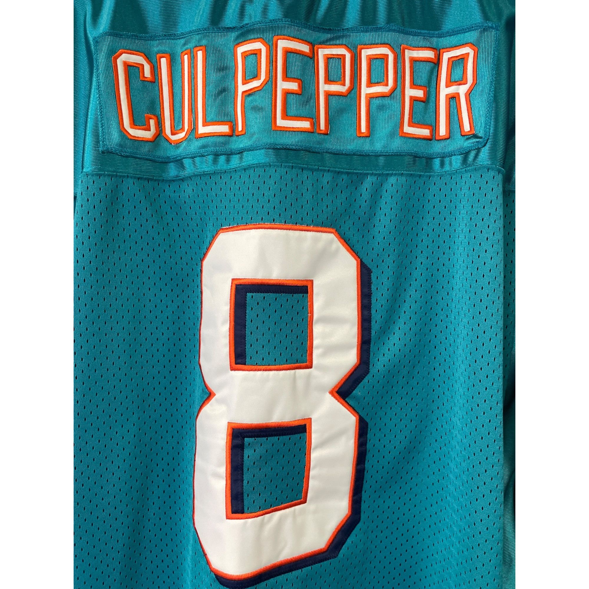 Reebok Reebok NFL 2000's Y2k AUTHENTIC Men's Dolphins Jersey#8 Culp Size US XL / EU 56 / 4 - 7 Thumbnail