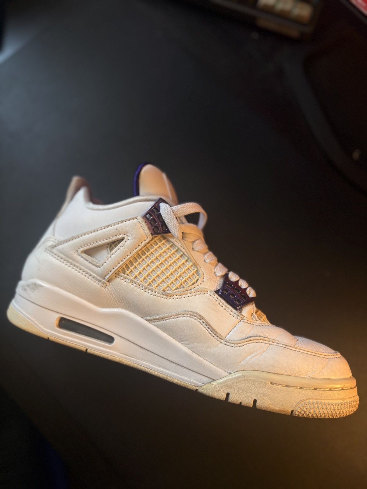 Jordan Brand Jordan 4 Metallic Purple Size US 8 / EU 41 - 2 Thumbnail