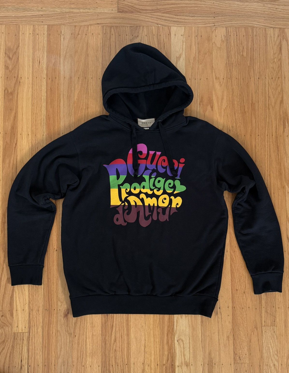 Gucci GUCCI SS21 “PRODIGE D’AMOUR” HOODIE Size US M / EU 48-50 / 2 - 1 Thumbnail