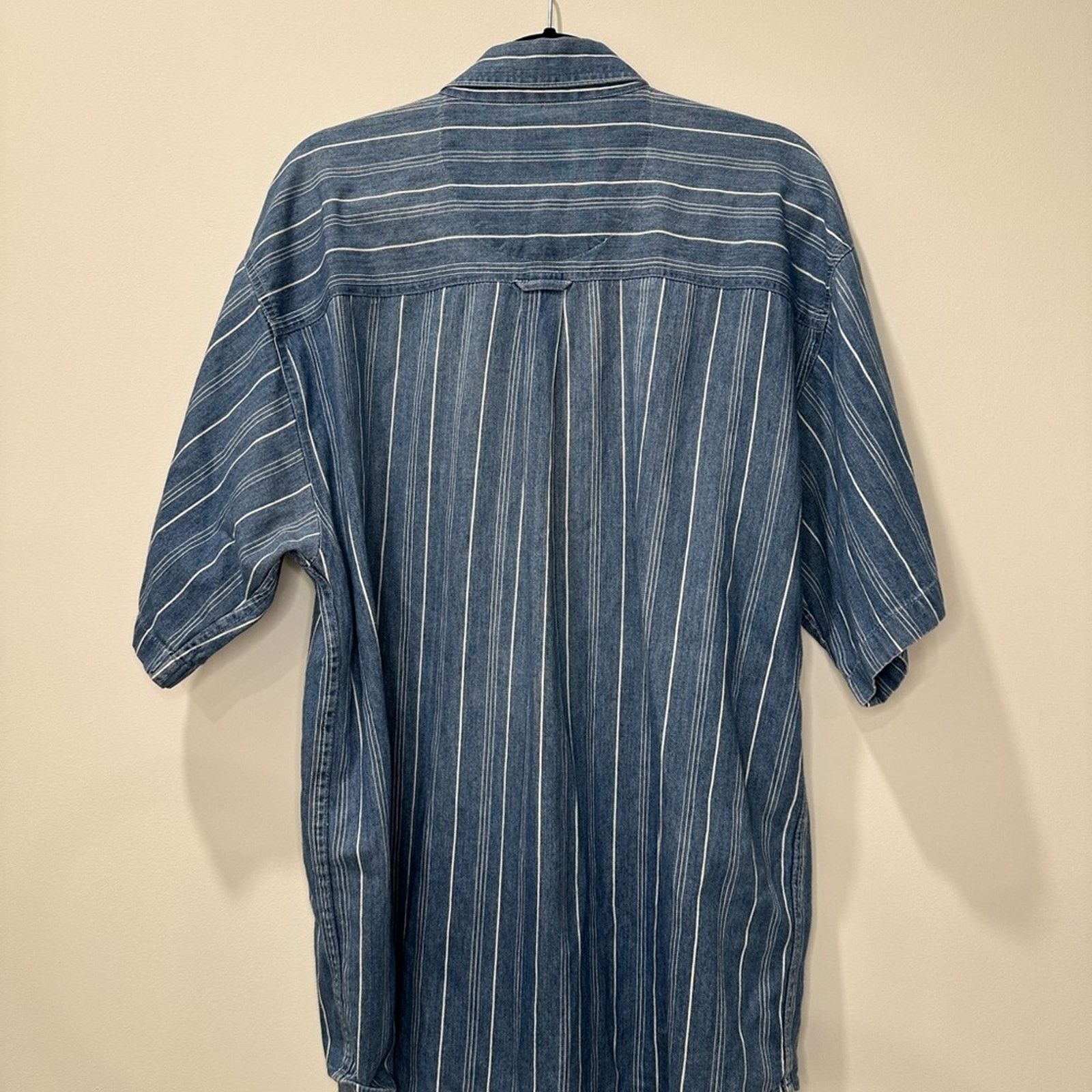 Vintage VINTAGE Coliseum Jeans Denim short sleeve button down Size US M / EU 48-50 / 2 - 5 Thumbnail