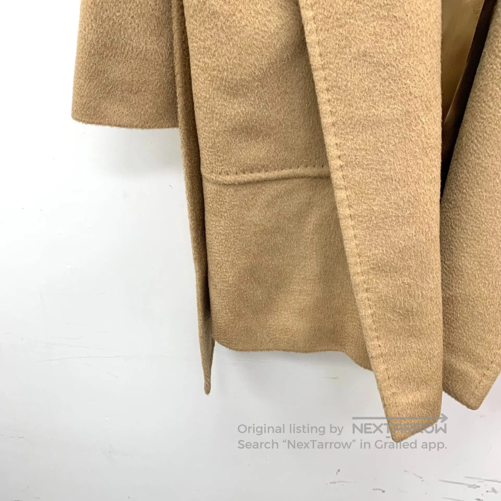 Max Mara Max Mara Camel hair hooded loose fit coat| Size XS / US 0-2 / IT 36-38 - 5 Thumbnail