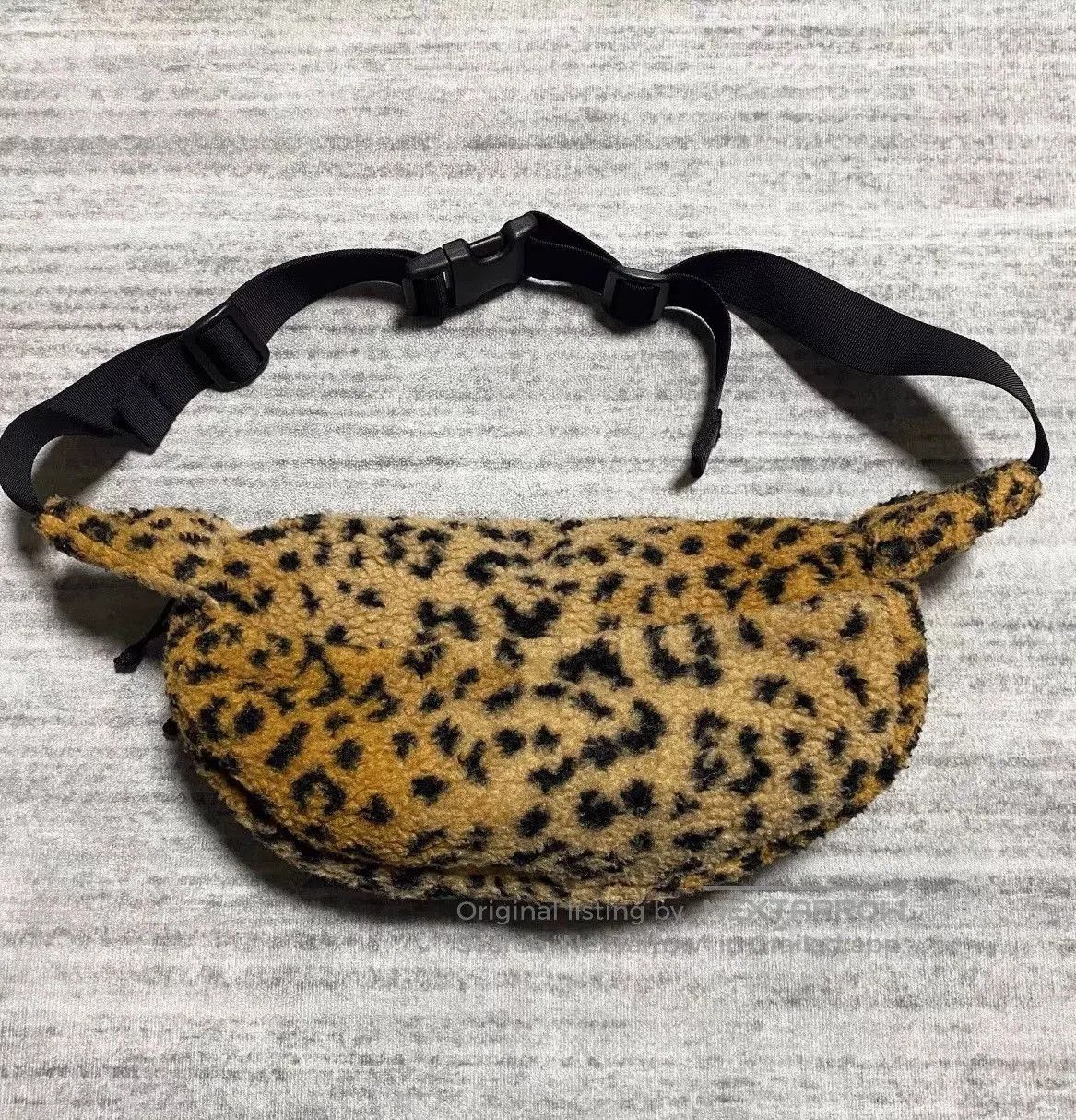 SUPREMEBEING supreme leopard print plush waist bag. Size ONE SIZE - 2 Thumbnail