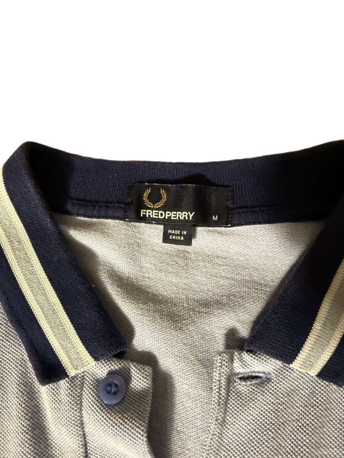 Fred Perry Fred Perry Polo in Light Blue/Navy Size US M / EU 48-50 / 2 - 3 Thumbnail