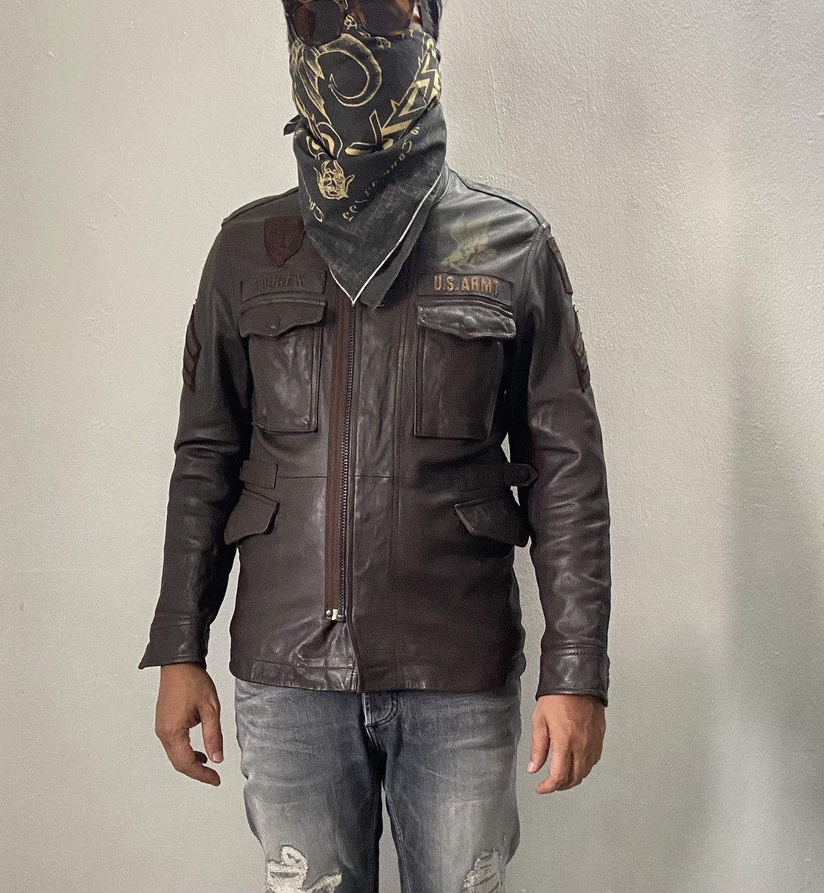 Avirex Avirex Leather Jacket Type M65 US Army Flight Jacket Size US M / EU 48-50 / 2 - 1 Thumbnail