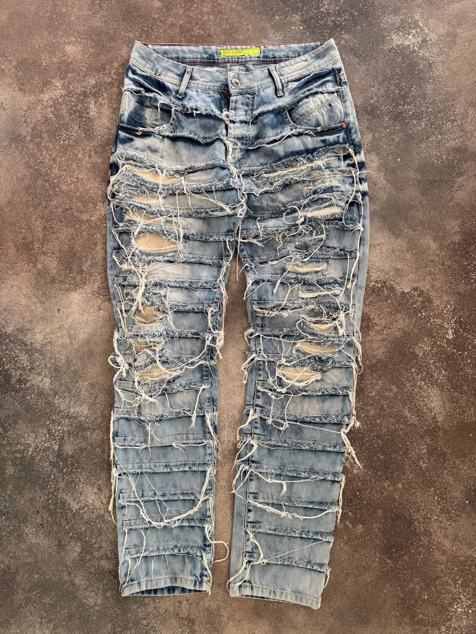 Opium Y2K Cipo Baxx Unisex Distressed Jeans