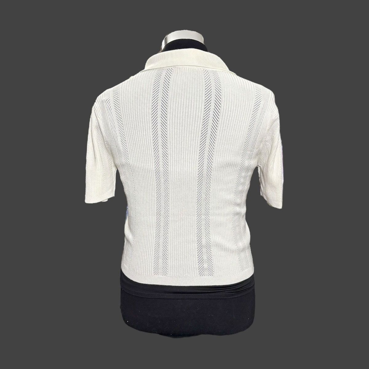 NVLTY NVLT Women’s Marshmallow Ribbed Fabric Cardigan Sweater Sz L Size L / US 10 / IT 46 - 9 Thumbnail