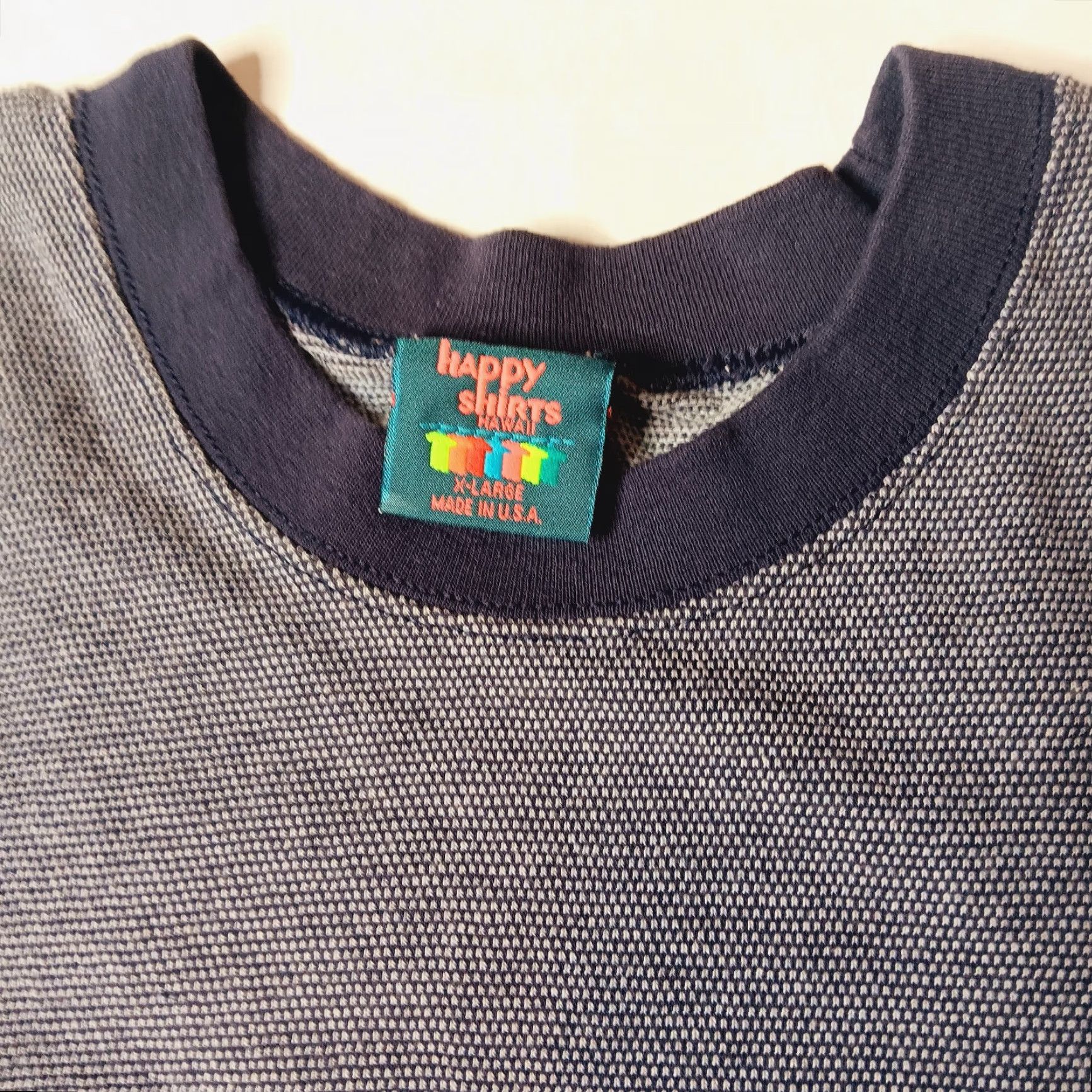 Vintage VINTAGE Happy Shirts Hawaii Shirt XL Blue Woven Map of Hawaiian Islands 90s Graphic Mens Size US XL / EU 56 / 4 - 6 Thumbnail