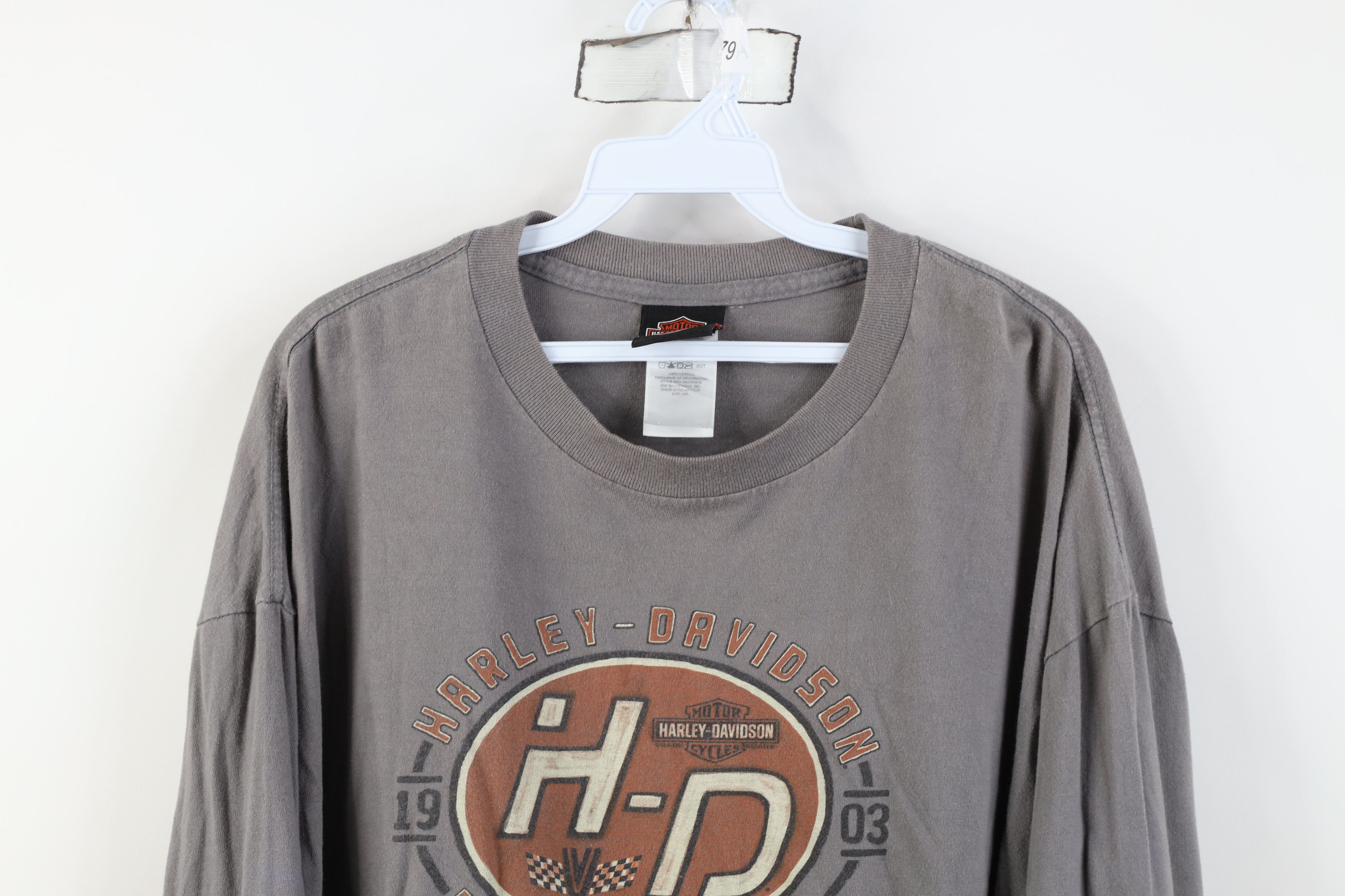 Harley Davidson Vintage Y2K Harley Davidson Motorcycles Long Sleeve T-Shirt Size US XXL / EU 58 / 5 - 2 Thumbnail