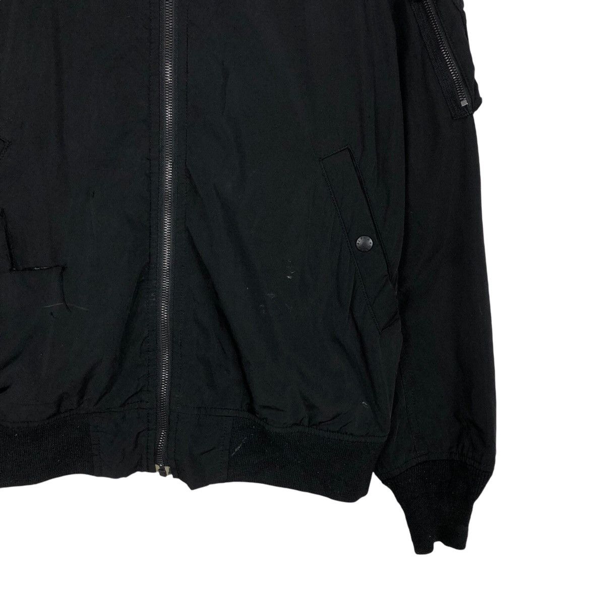 Alpha Industries 📌Vintage Fly Riot Bomber Jacket Biker Alpha Industries Size US L / EU 52-54 / 3 - 6 Thumbnail