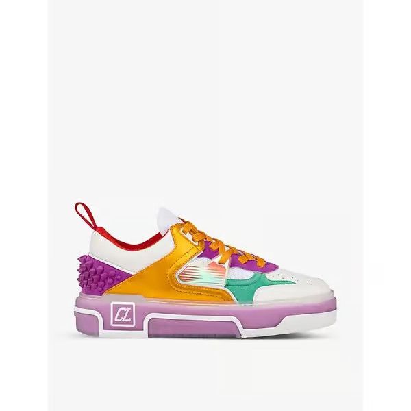 Christian Louboutin o1s1wg110225 Astroloubi Leather Sneaker in Multicolor Size US 10 / EU 43 - 2 Thumbnail