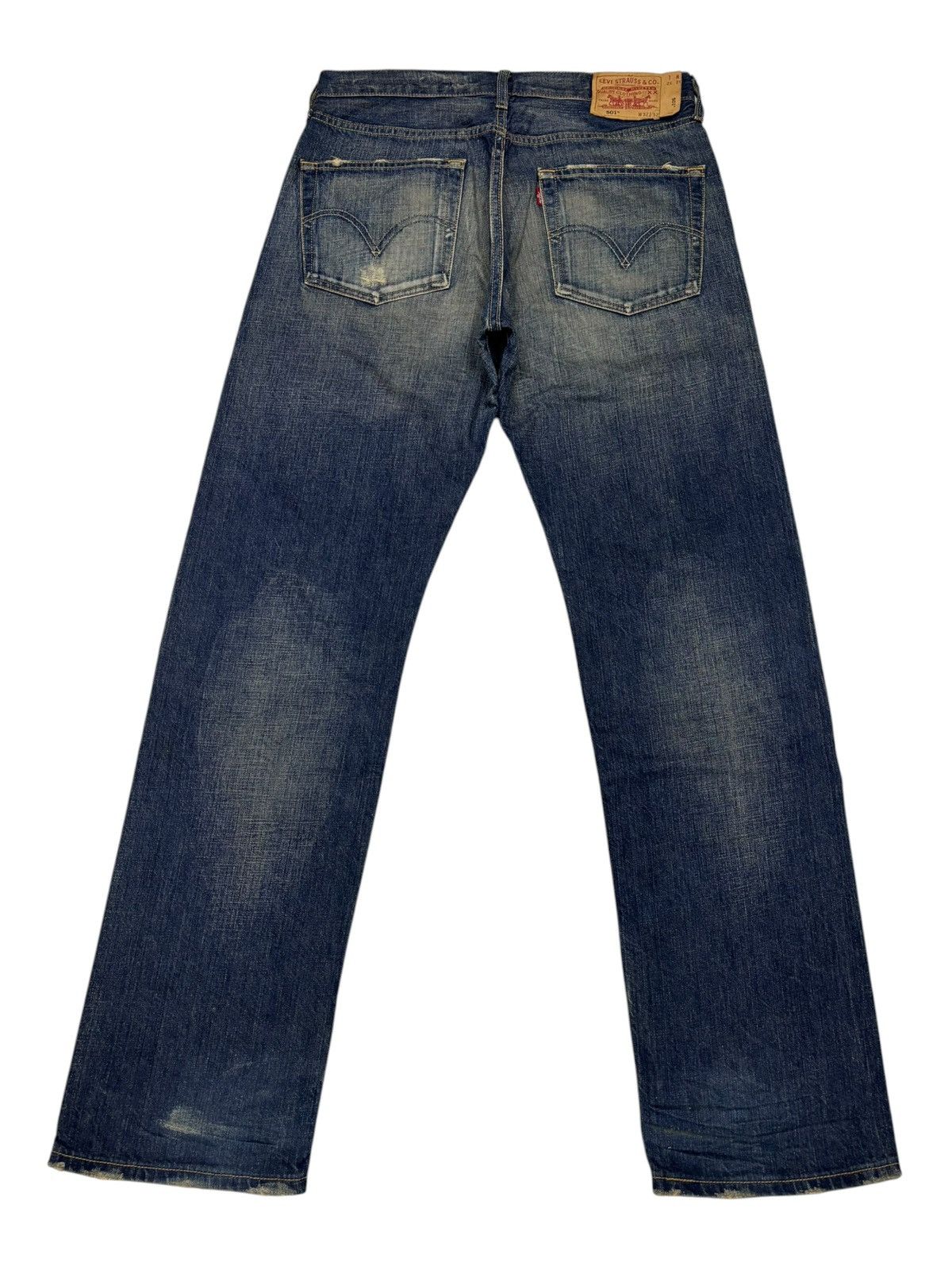 Kapital Levis 501 Mud Wash Japan Distressed Denim Jeans Size US 32 / EU 48 - 2 Thumbnail