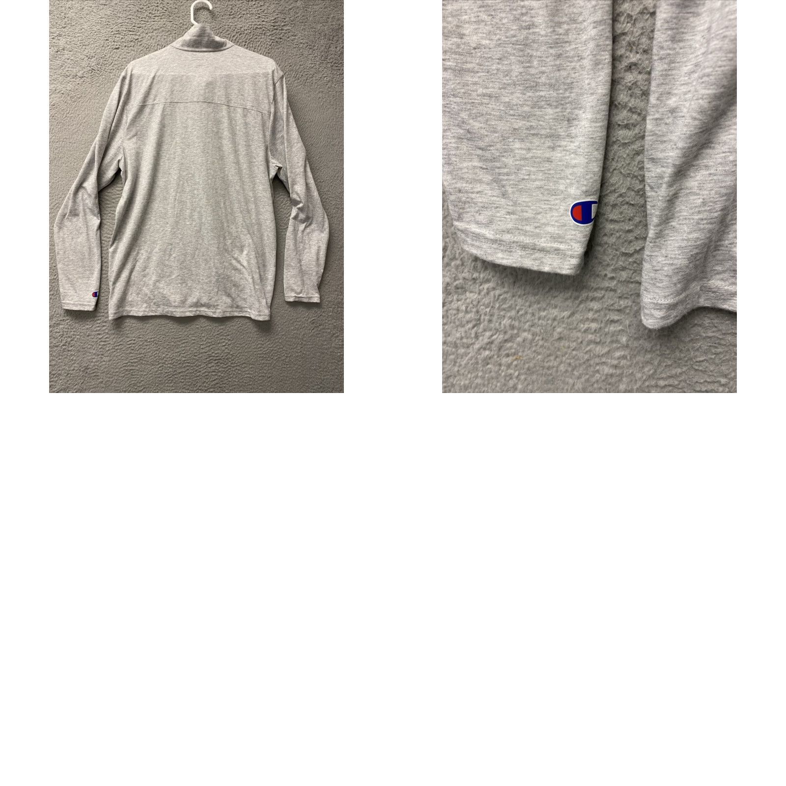 Champion VINTAGE Champion Outdoor Shirt 1/4 Zip L Gray Fleece Unisex Mens Size US L / EU 52-54 / 3 - 8 Thumbnail