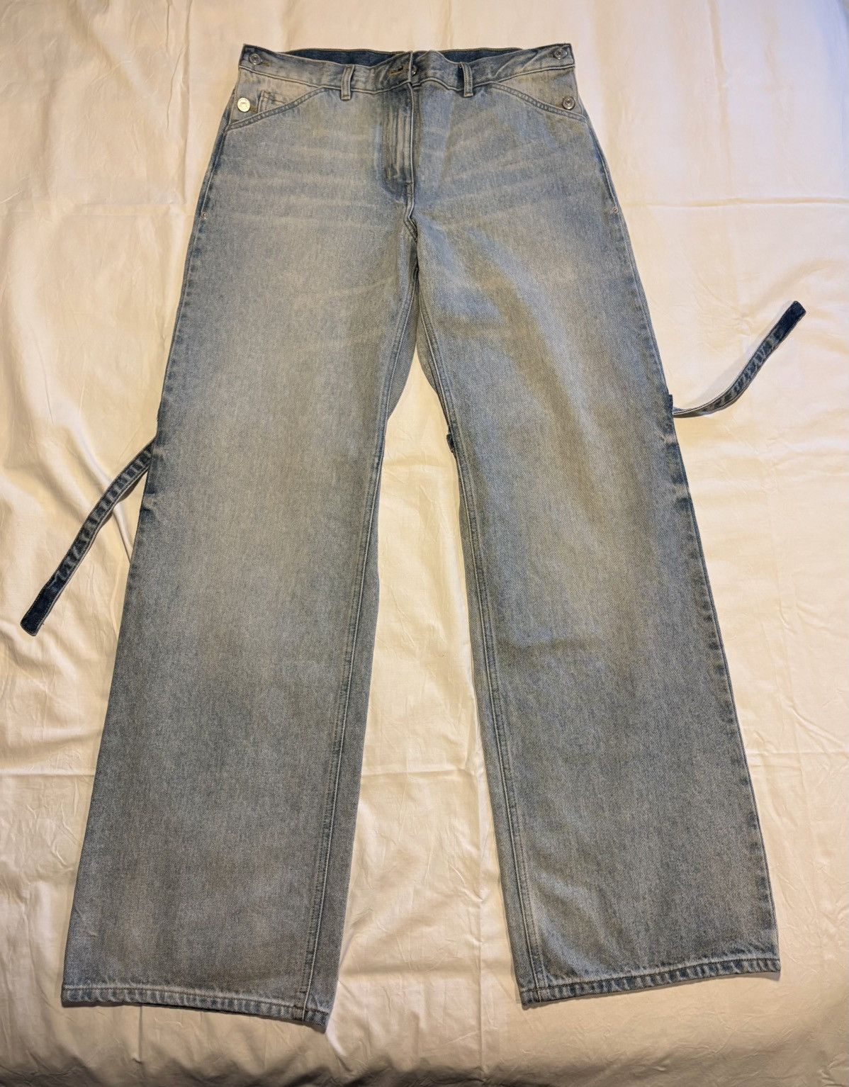 Courreges Courreges bondage details denim pants. Size US 29 - 6 Thumbnail