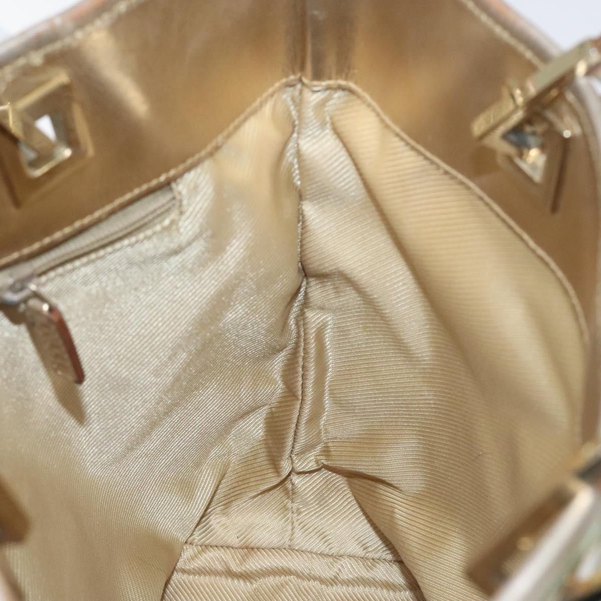 Gucci GUCCI GG Canvas Tote Bag Light Blue Gold 002 002 Size ONE SIZE - 17 Thumbnail