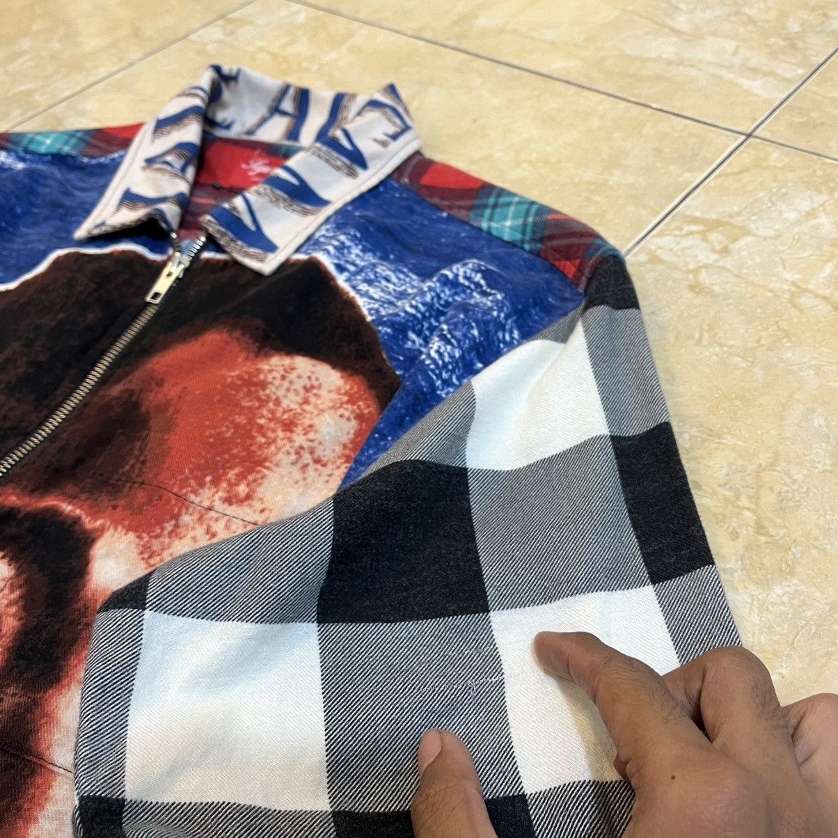 Supreme SS18 Supreme Martin Luther King MLK Zip Up Flannel Shirt Size US S / EU 44-46 / 1 - 11 Thumbnail