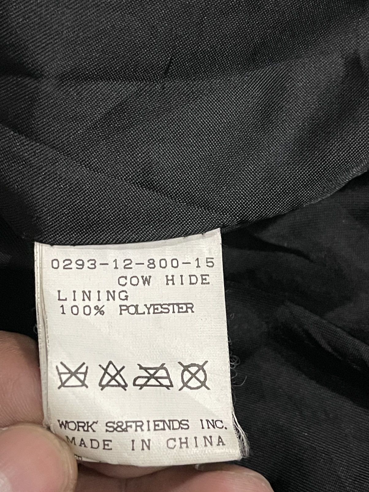 Yohji Yamamoto Vintage WXYZ Workshop Leather Jacket Size XS / US 0-2 / IT 36-38 - 13 Thumbnail