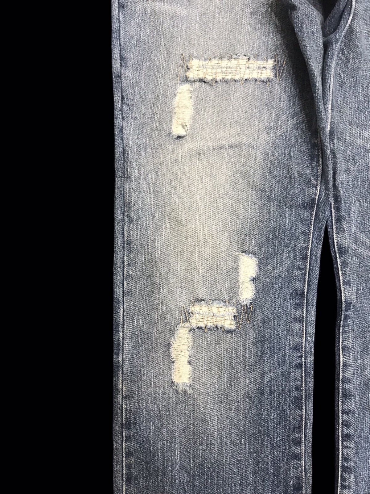 Japanese Brand 💥 Double Waist💥ZEROSAIL Designer Japan Punk Denim F152 Size US 32 / EU 48 - 6 Thumbnail