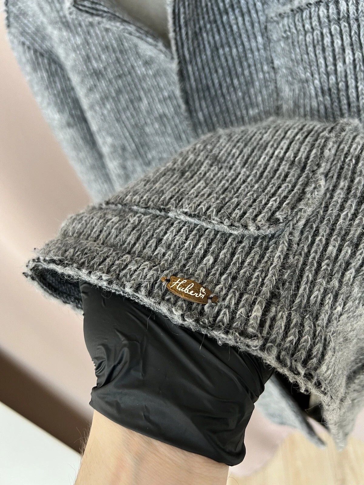 Other Huber Wool Knit Cardigan Mens Size 56 or L Heavy Sweater Size US L / EU 52-54 / 3 - 9 Thumbnail